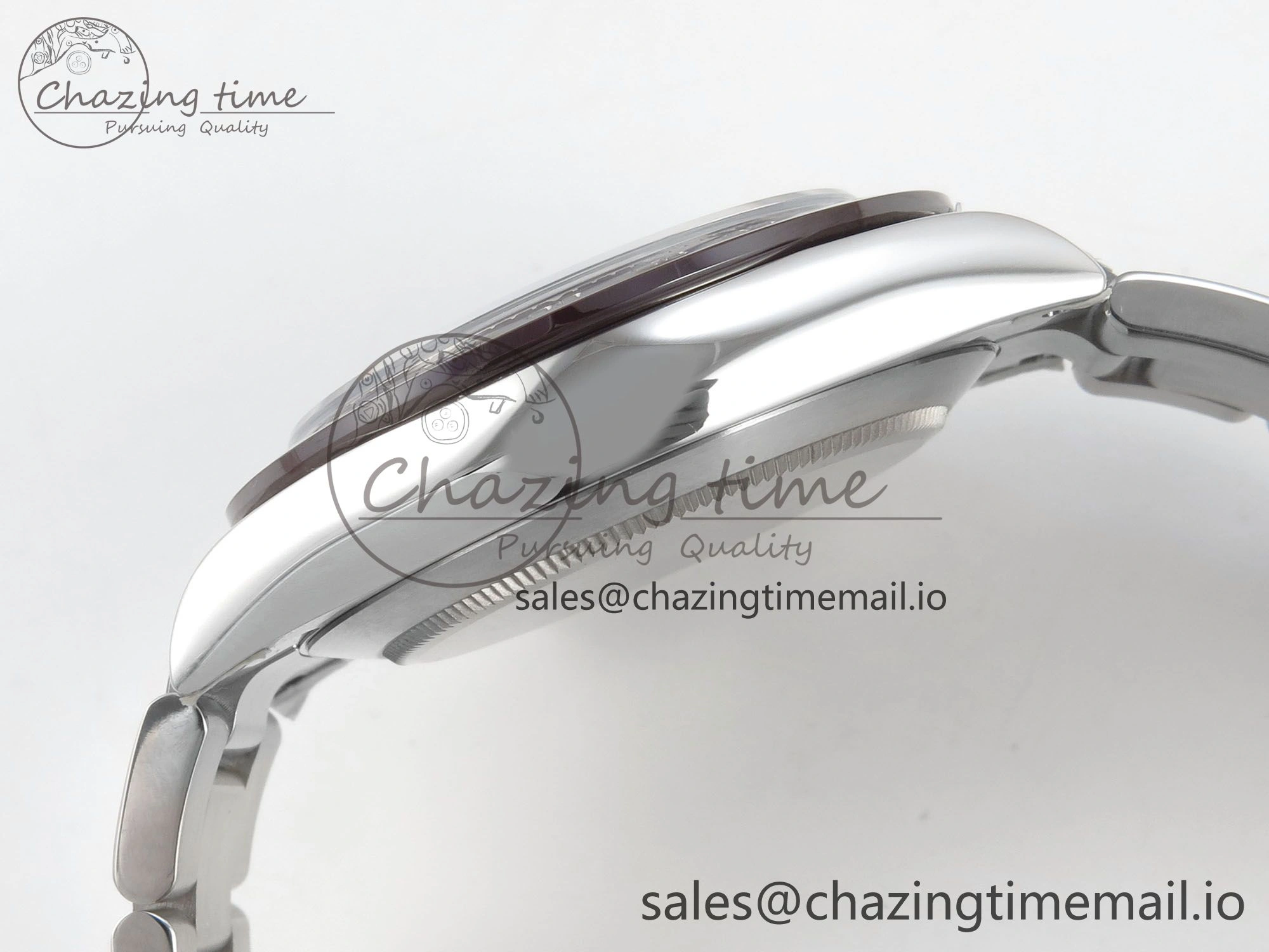 Refined Custom Modded Daytona 40mm MPF Skeleton Dial Brown Ceramic Bezel on SS Bracelet SA 306