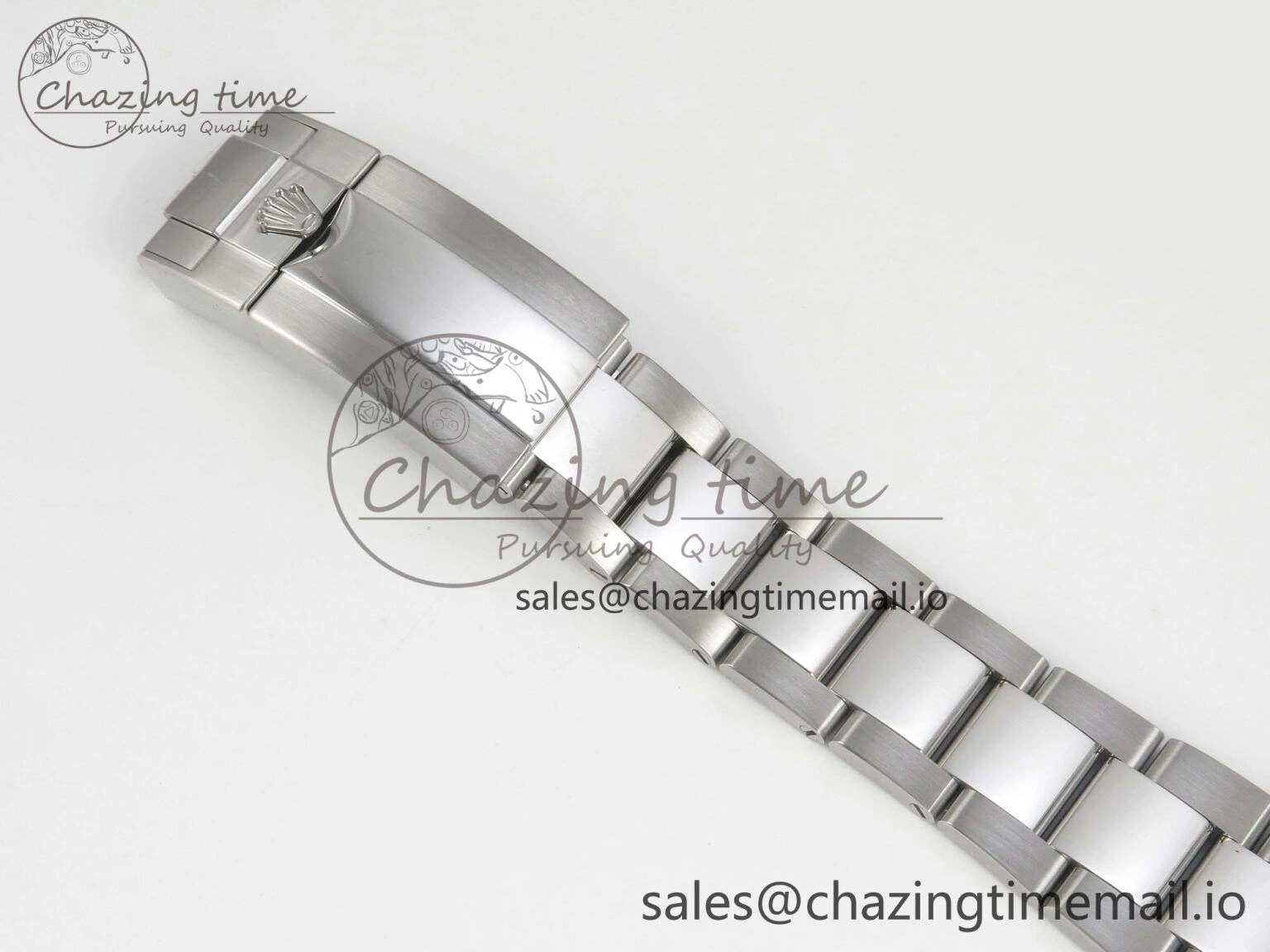TopPick Custom Modded Daytona 40mm MPF Skeleton Dial Crystal Bezel on SS Bracelet SA 307