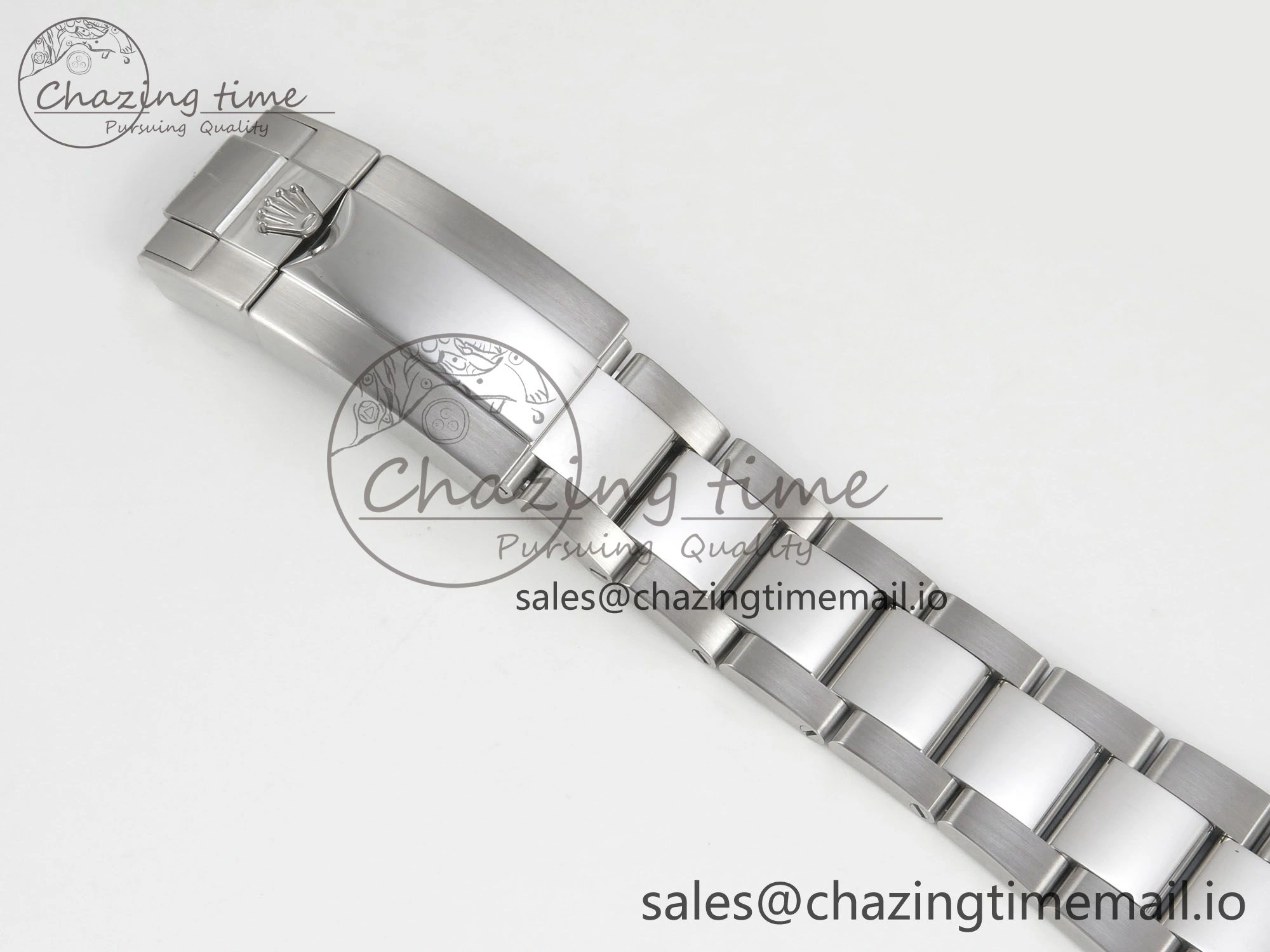 TopPick Custom Modded Daytona 40mm MPF Skeleton Dial Crystal Bezel on SS Bracelet SA 307