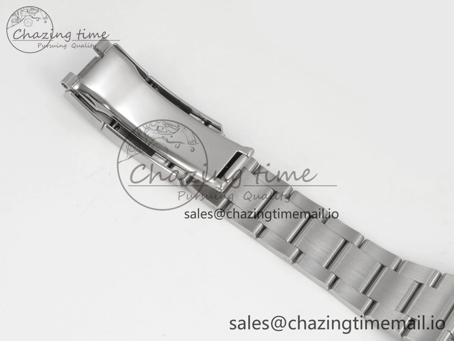 TopPick Custom Modded Daytona 40mm MPF Skeleton Dial Crystal Bezel on SS Bracelet SA 307