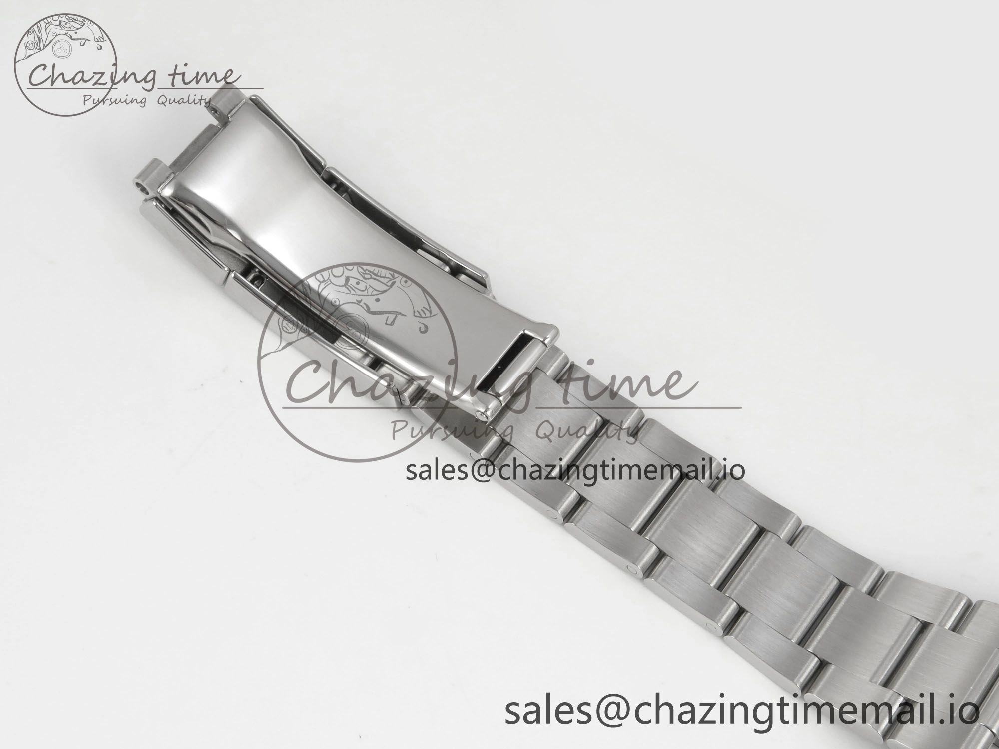 TopPick Custom Modded Daytona 40mm MPF Skeleton Dial Crystal Bezel on SS Bracelet SA 307