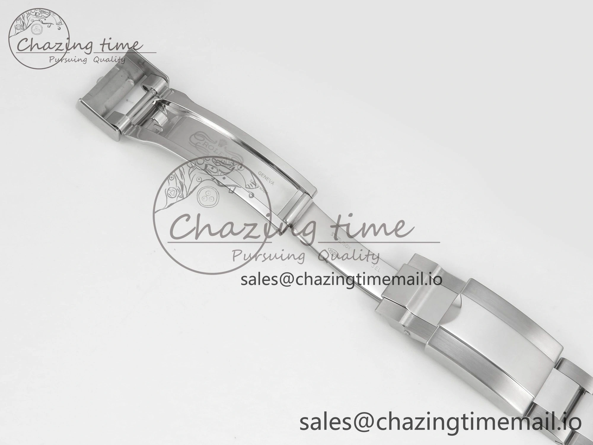 TopPick Custom Modded Daytona 40mm MPF Skeleton Dial Crystal Bezel on SS Bracelet SA 307