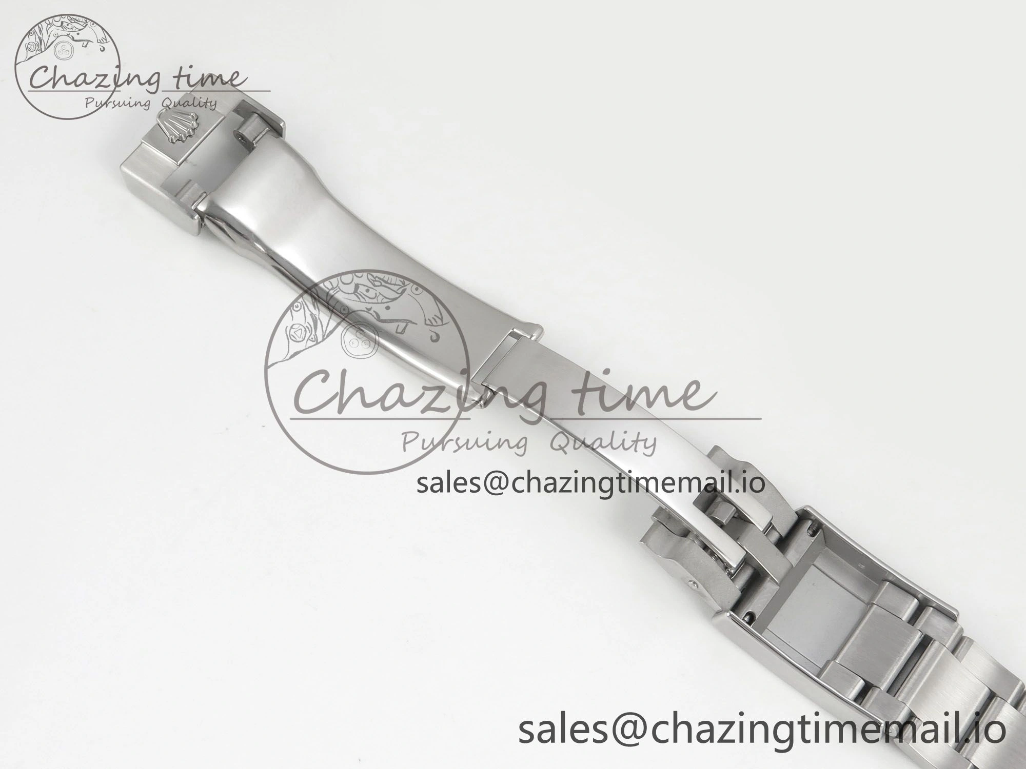 TopPick Custom Modded Daytona 40mm MPF Skeleton Dial Crystal Bezel on SS Bracelet SA 307