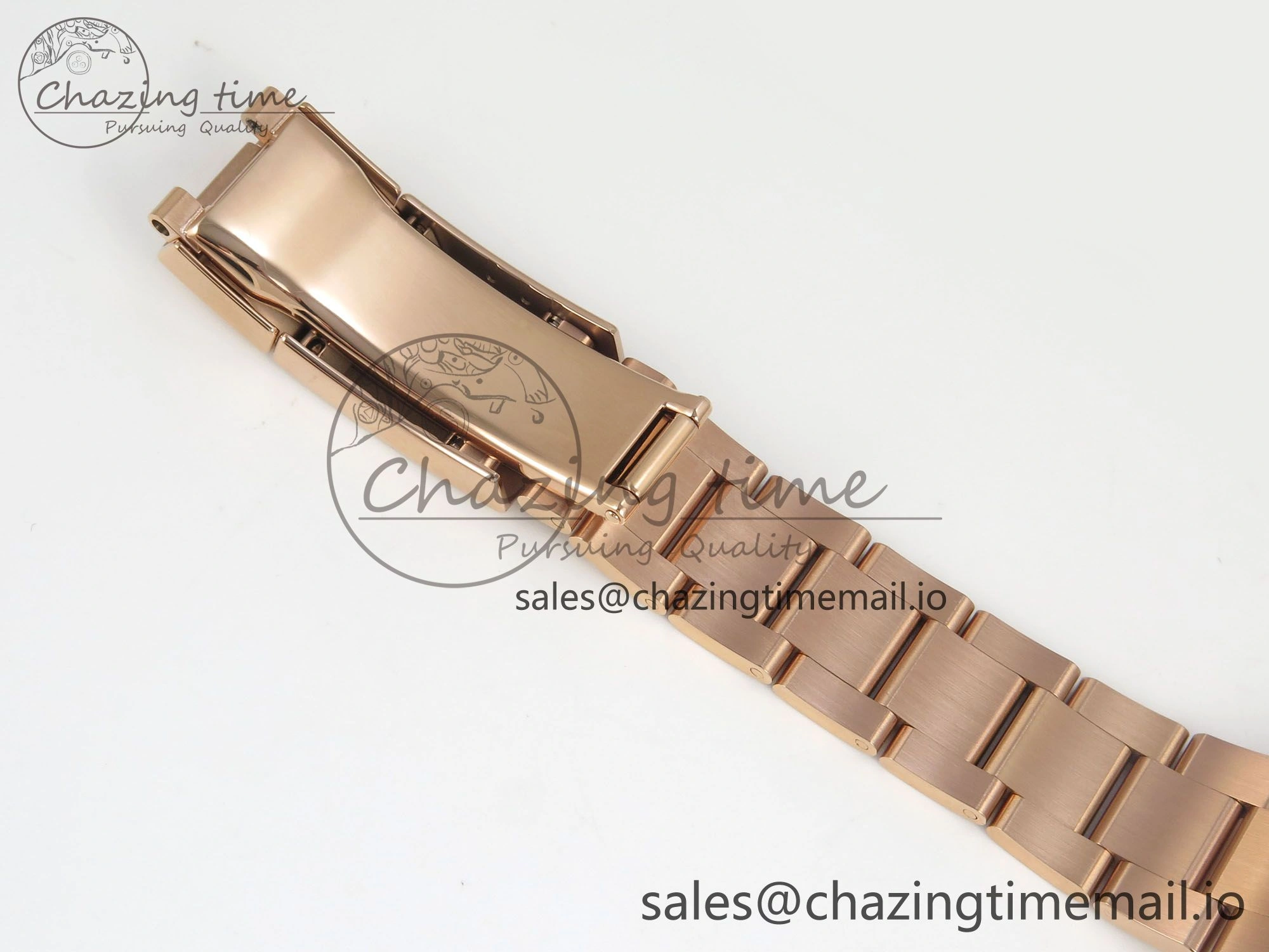 Supportive Custom Modded Daytona 40mm MPF Skeleton Dial Rainbow Crystals Bezel on RG Bracelet SA 311