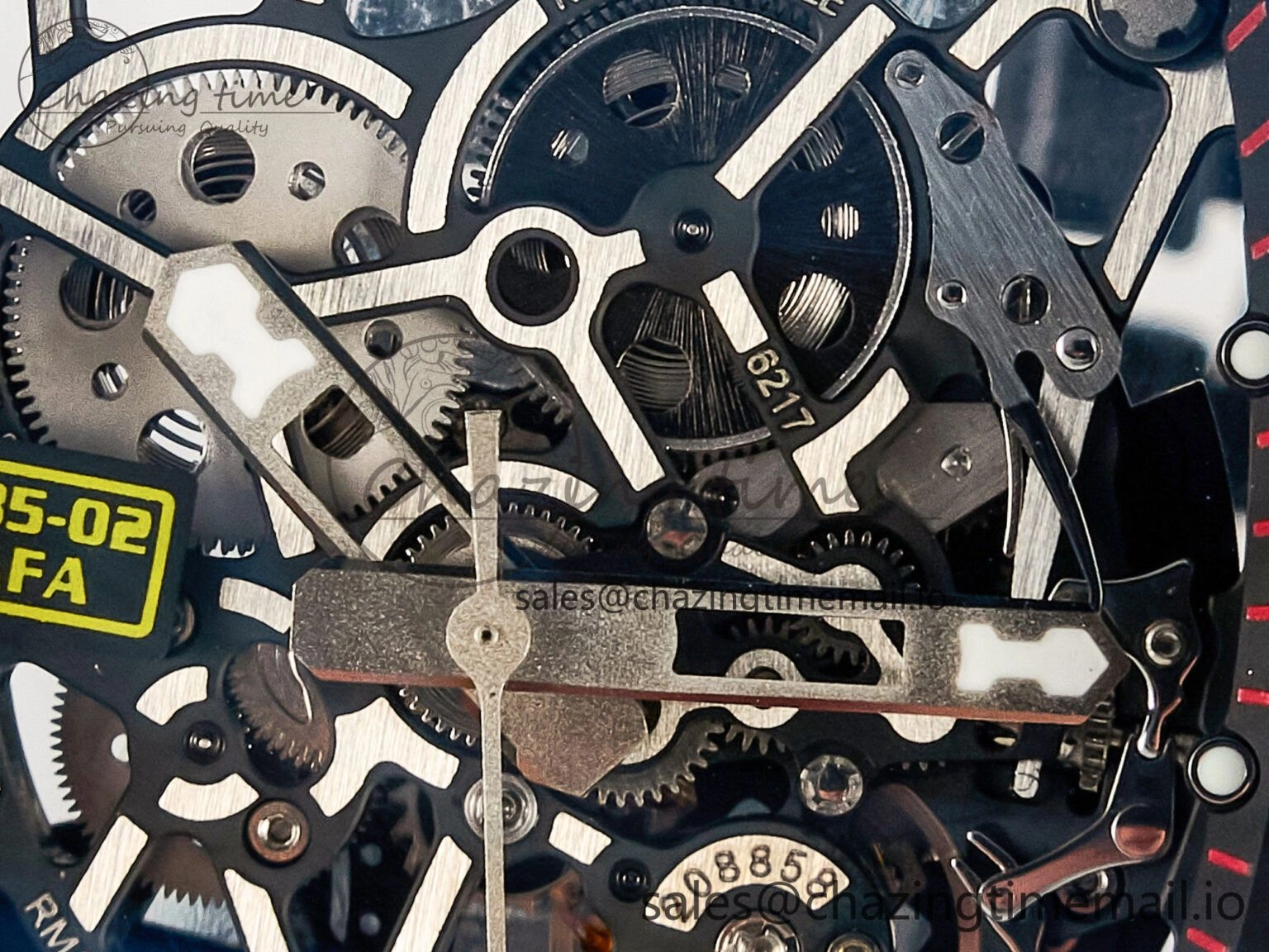 ZipUp Custom RM035-02 NTPT PPMF 1:1 Best Edition Blue Crown on Nylon Strap Custom Vaucher Movement 10825