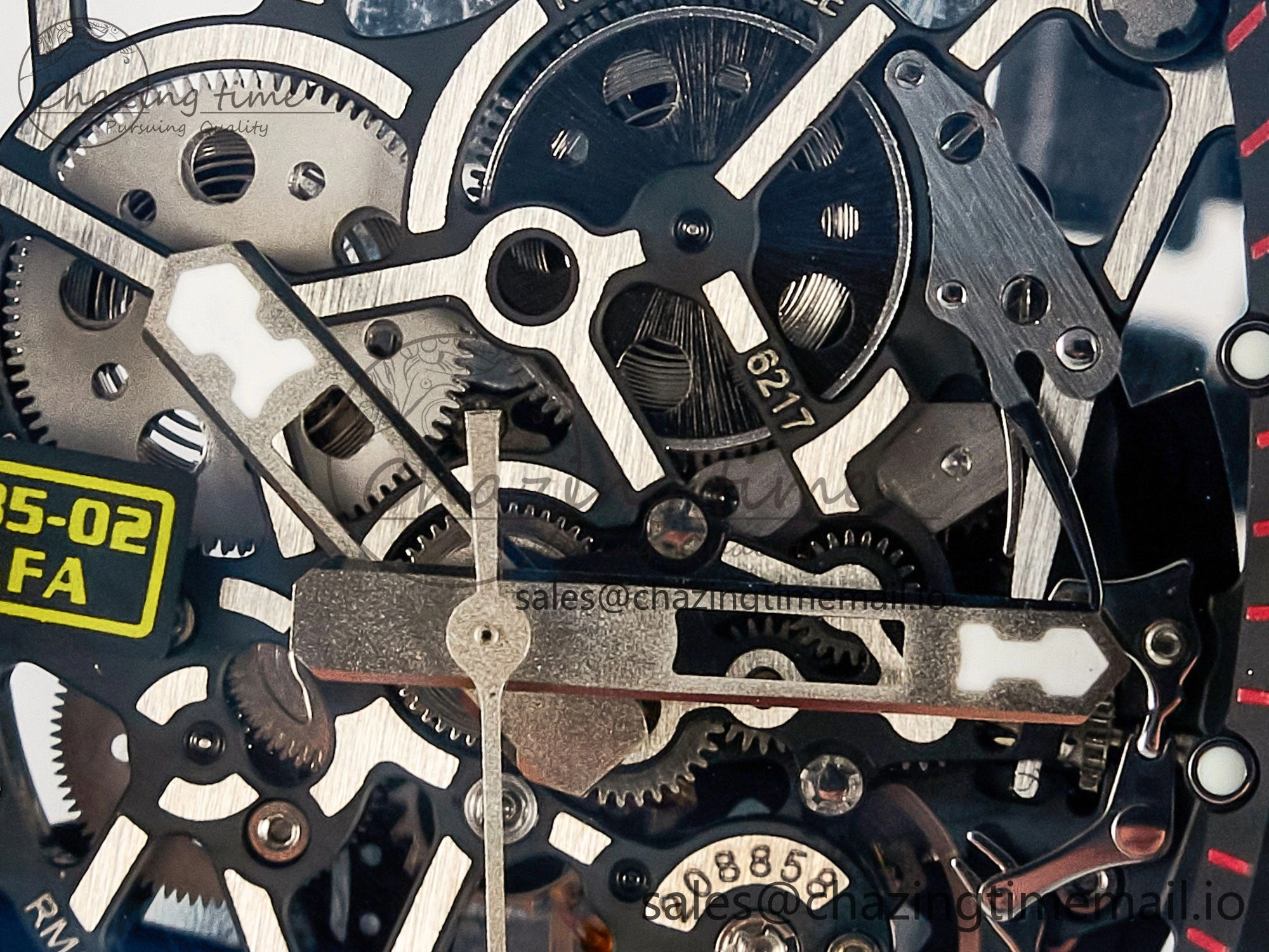 ZipUp Custom RM035-02 NTPT PPMF 1:1 Best Edition Blue Crown on Nylon Strap Custom Vaucher Movement 10825