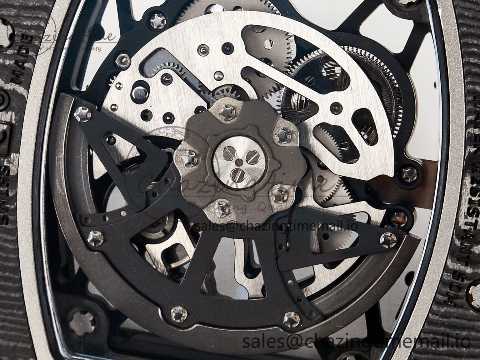 ZipUp Custom RM035-02 NTPT PPMF 1:1 Best Edition Blue Crown on Nylon Strap Custom Vaucher Movement 10825