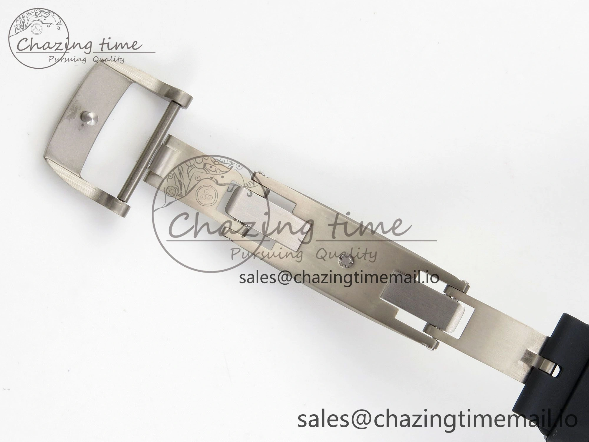 Lightweight Custom RM055 Black Ceramic ZGF Best Edition RG Inner Bezel on Black Rubber Strap Vaucher Manufacture Fleurier Movement (Free Sprung) 10801