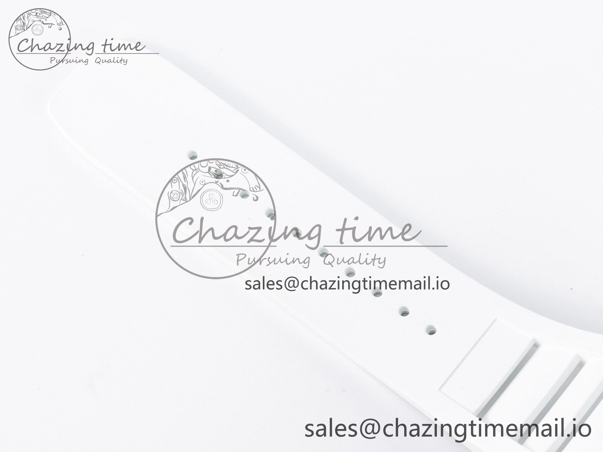 Custom RM055 NTPT APSF 1:1 Best Edition White Bezel Red Crown on Rubber Strap Custom Vaucher Movement WrinkleFree 10830