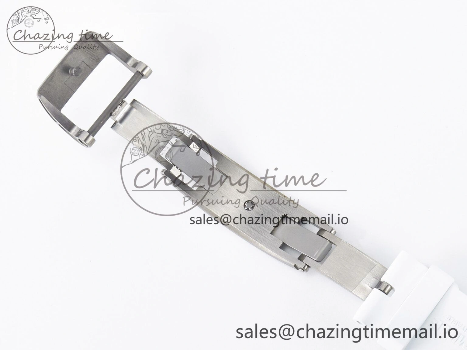 Custom RM055 NTPT APSF 1:1 Best Edition White Bezel Red Crown on Rubber Strap Custom Vaucher Movement WrinkleFree 10830
