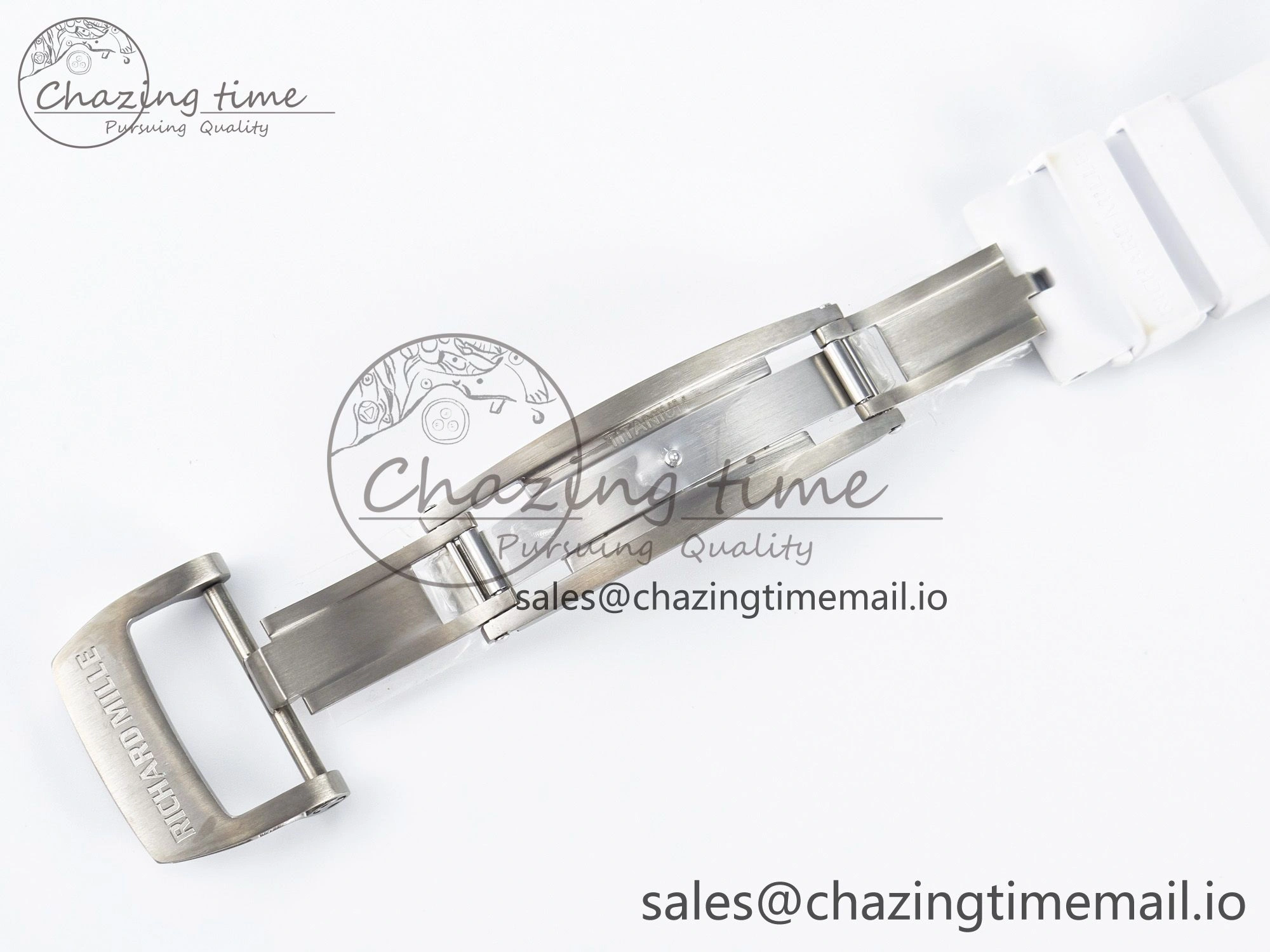 GoAnywhere Custom RM055 NTPT PPMF 1:1 Best Edition Blue Bezel Blue Crown on Rubber Strap Custom Vaucher Movement 10848