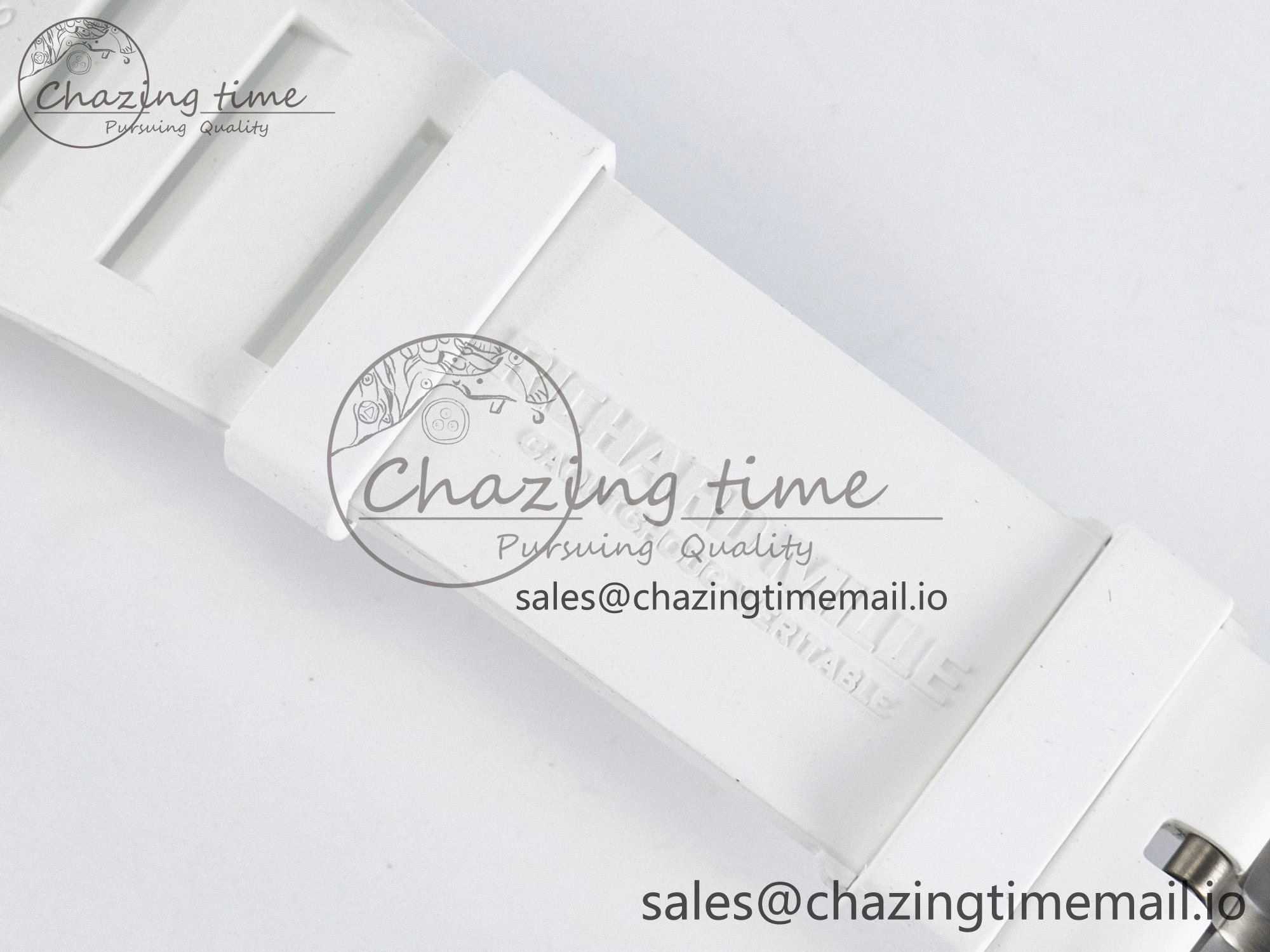 Reliable Custom RM055 White Ceramic APSF 1:1 Best Edition Black Bezel White Crown on Rubber Strap Custom Vaucher Movement 9179