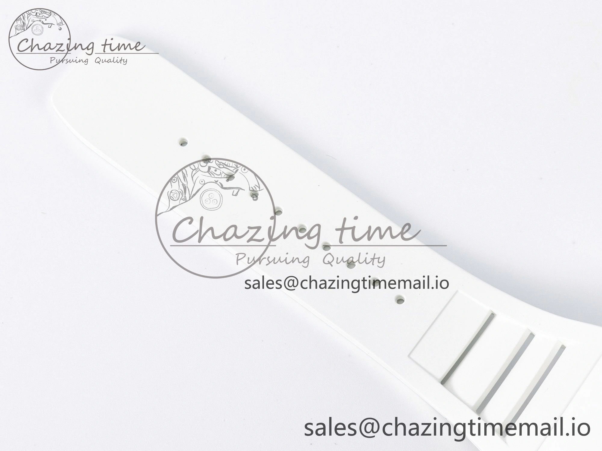 Reliable Custom RM055 White Ceramic APSF 1:1 Best Edition Black Bezel White Crown on Rubber Strap Custom Vaucher Movement 9179