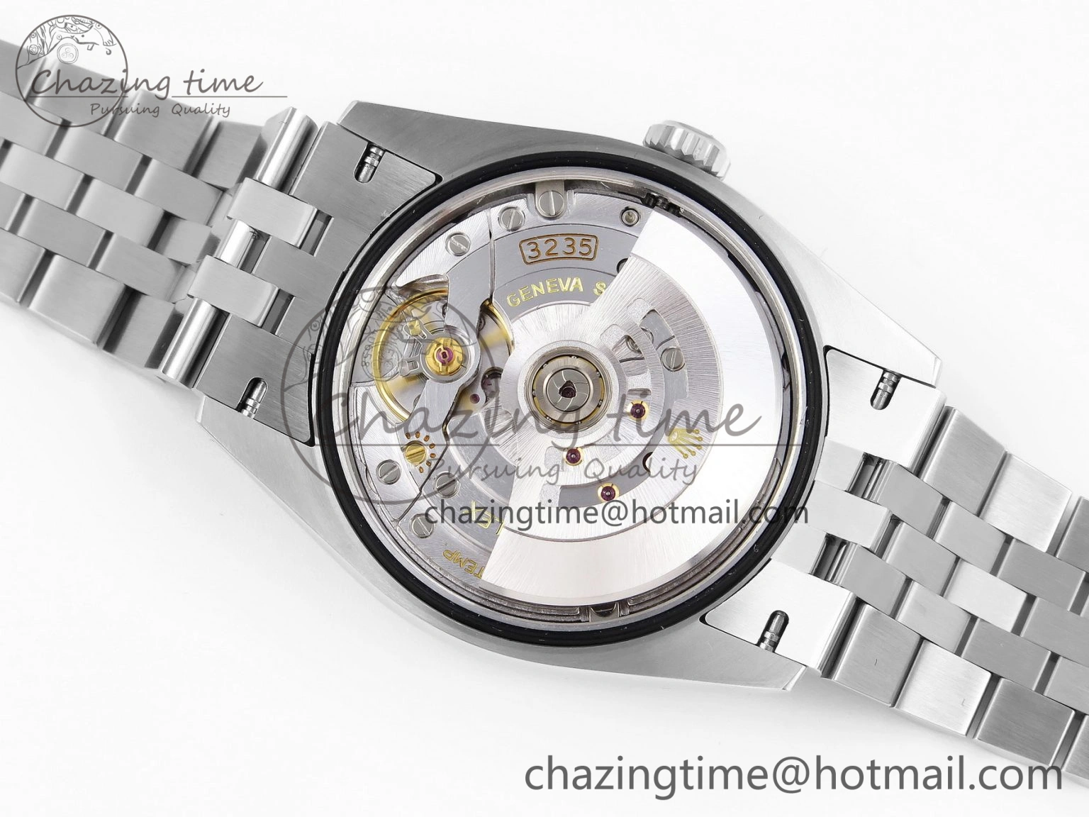 DailyWear DATEJUST 36 SS 126200 VSF 1:1 BEST EDITION 904L STEEL GRAY DIAL GREEN ROMAN ON JUBILEE BRACELET VS 10099