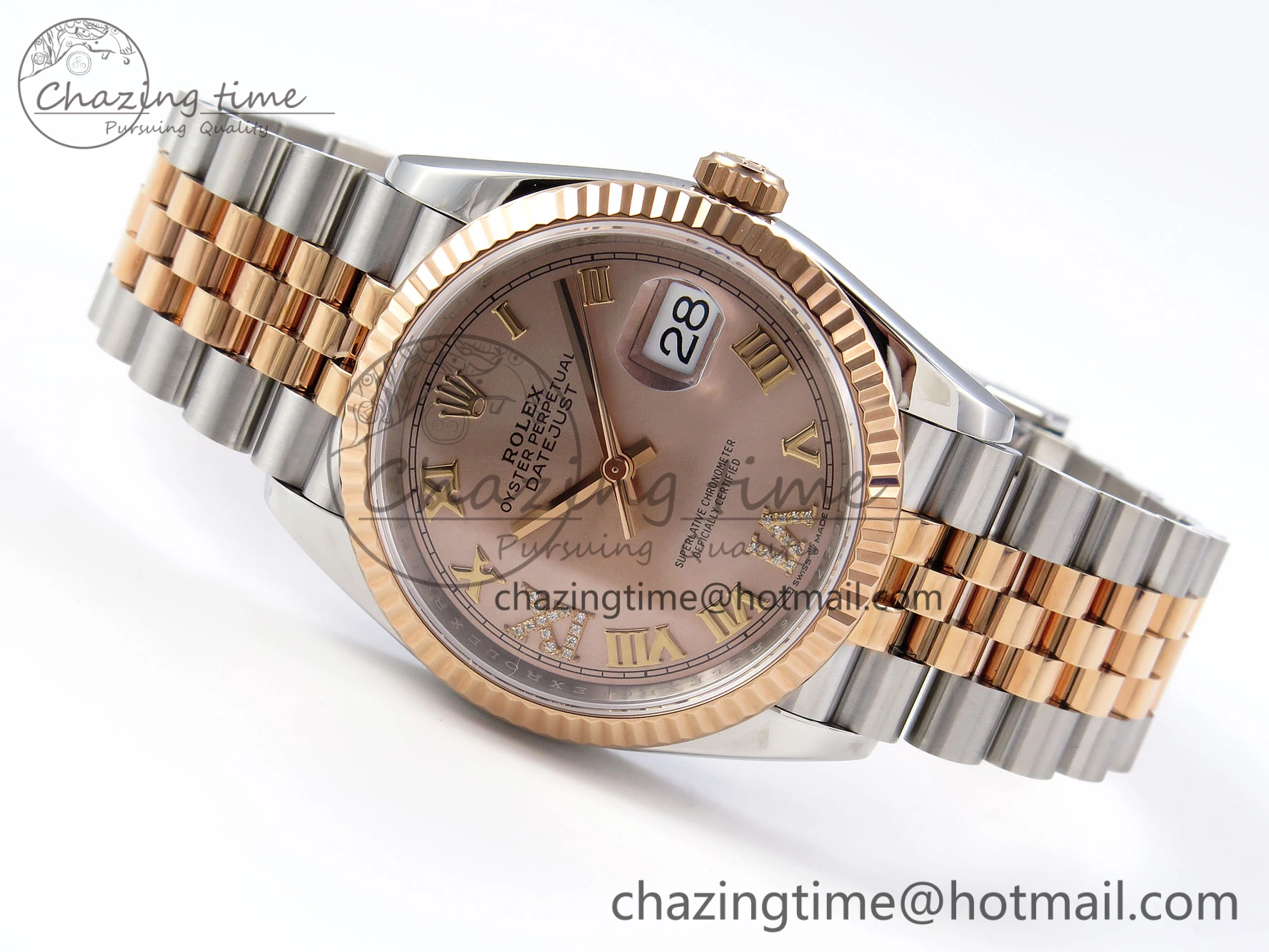 DailyWear DATEJUST 36 SS RG 126231 VSF 1:1 BEST EDITION 904L STEEL RG DIAL ON JUBILEE BRACELET VS 1778