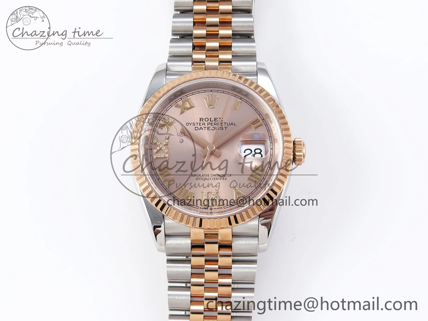 DailyWear DATEJUST 36 SS RG 126231 VSF 1:1 BEST EDITION 904L STEEL RG DIAL ON JUBILEE BRACELET VS 1778