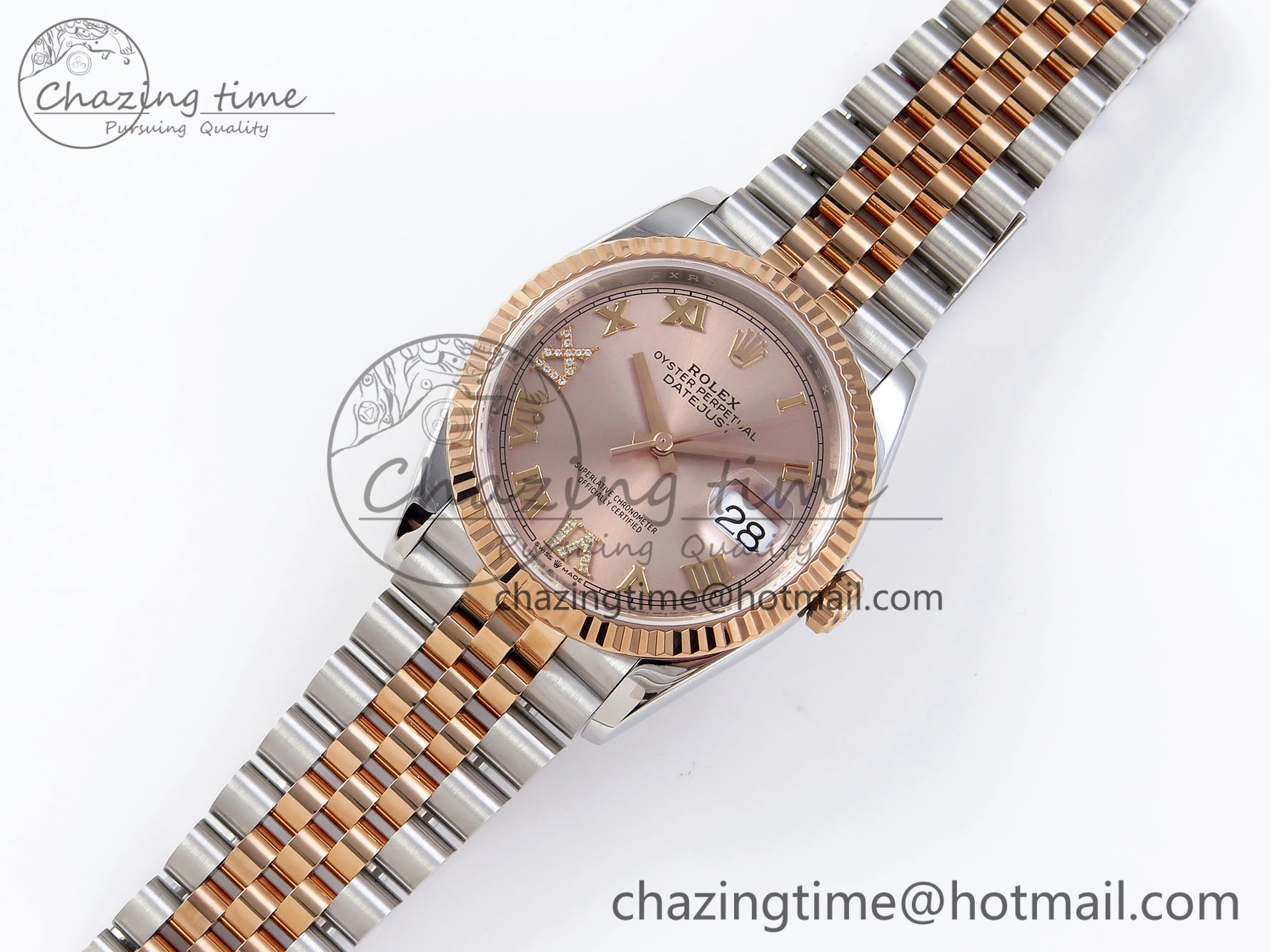 DailyWear DATEJUST 36 SS RG 126231 VSF 1:1 BEST EDITION 904L STEEL RG DIAL ON JUBILEE BRACELET VS 1778