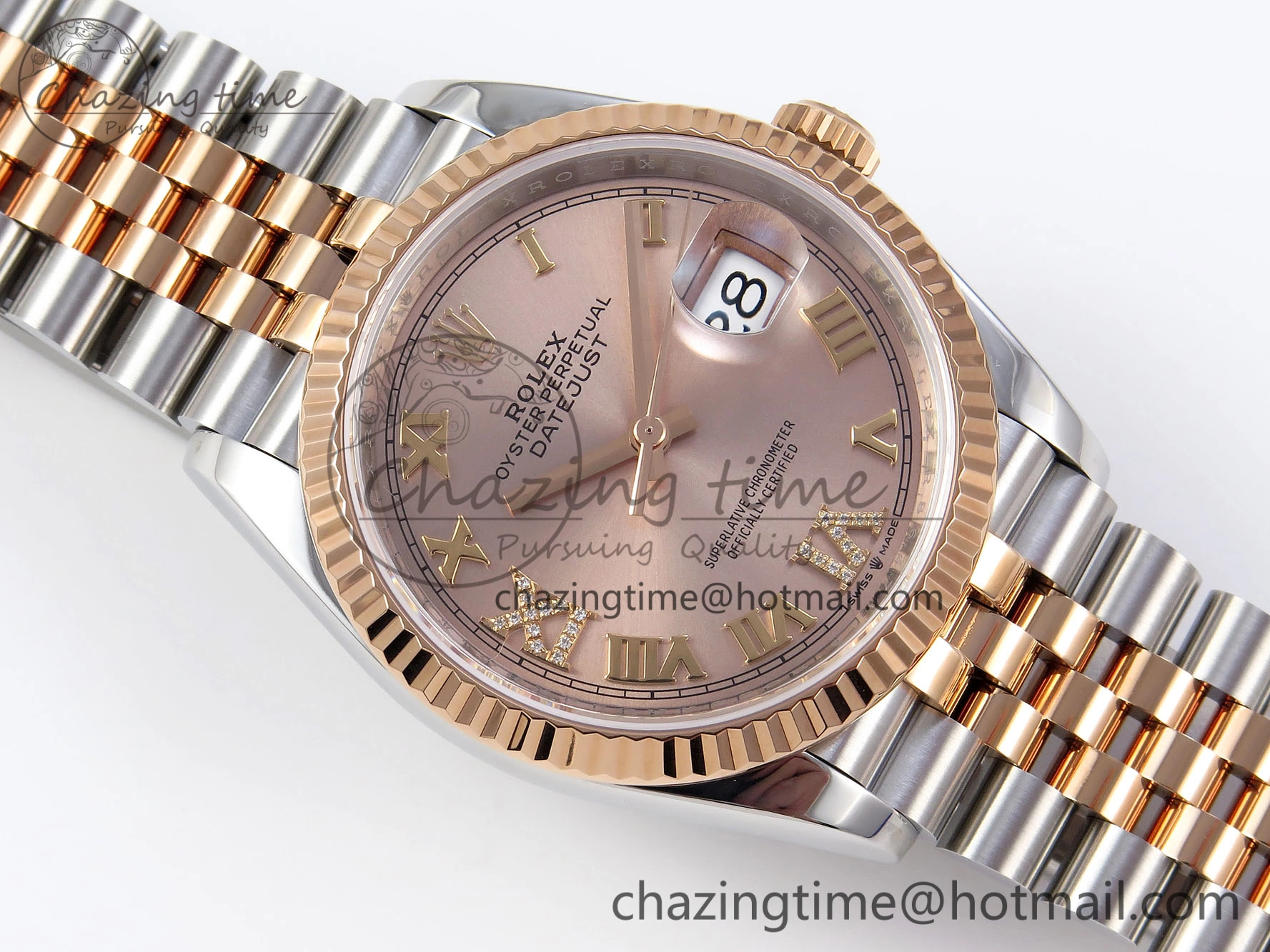 DailyWear DATEJUST 36 SS RG 126231 VSF 1:1 BEST EDITION 904L STEEL RG DIAL ON JUBILEE BRACELET VS 1778