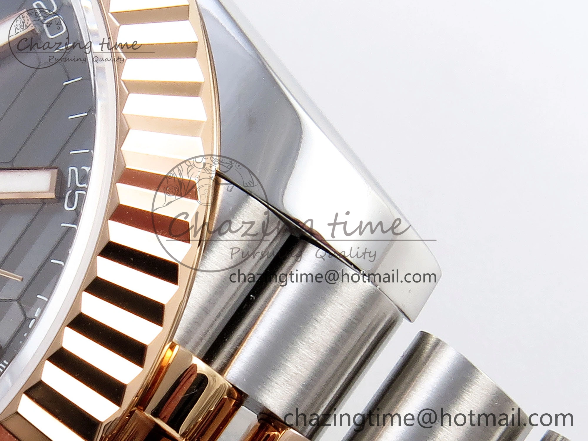 DATEJUST 41 126331 VSF 1:1 BEST EDITION 904L STEEL GRAY TEXTURED DIAL ON SS RG JUBILEE BRACELET VS MultiPurpose 1831