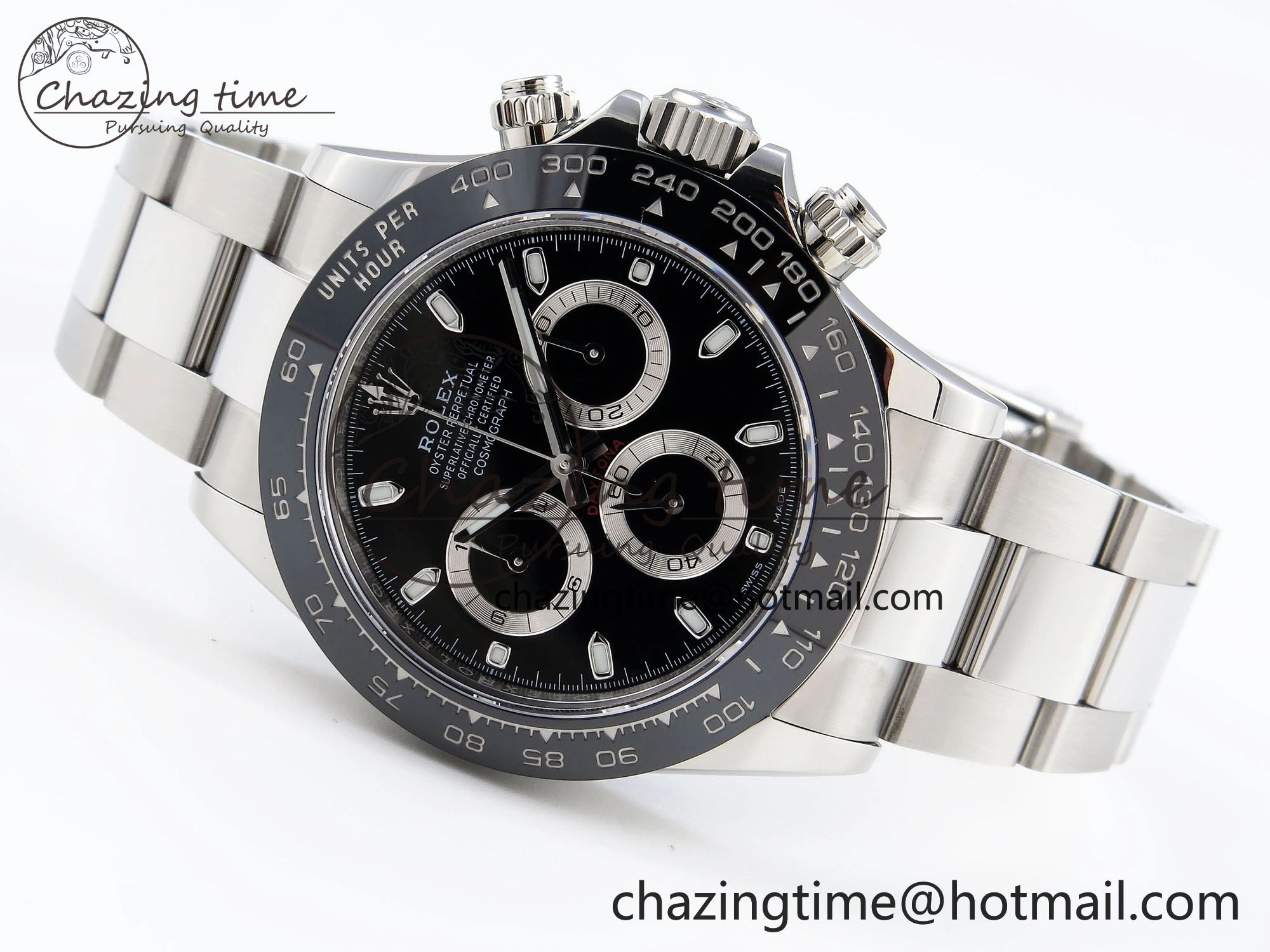 DAYTONA 116500 APSF 1:1 BEST EDITION BLACK DIAL ON SS BRACELET SH WellDesigned 1838