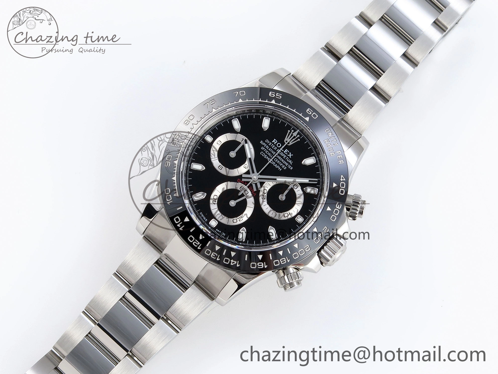 DAYTONA 116500 APSF 1:1 BEST EDITION BLACK DIAL ON SS BRACELET SH WellDesigned 1838
