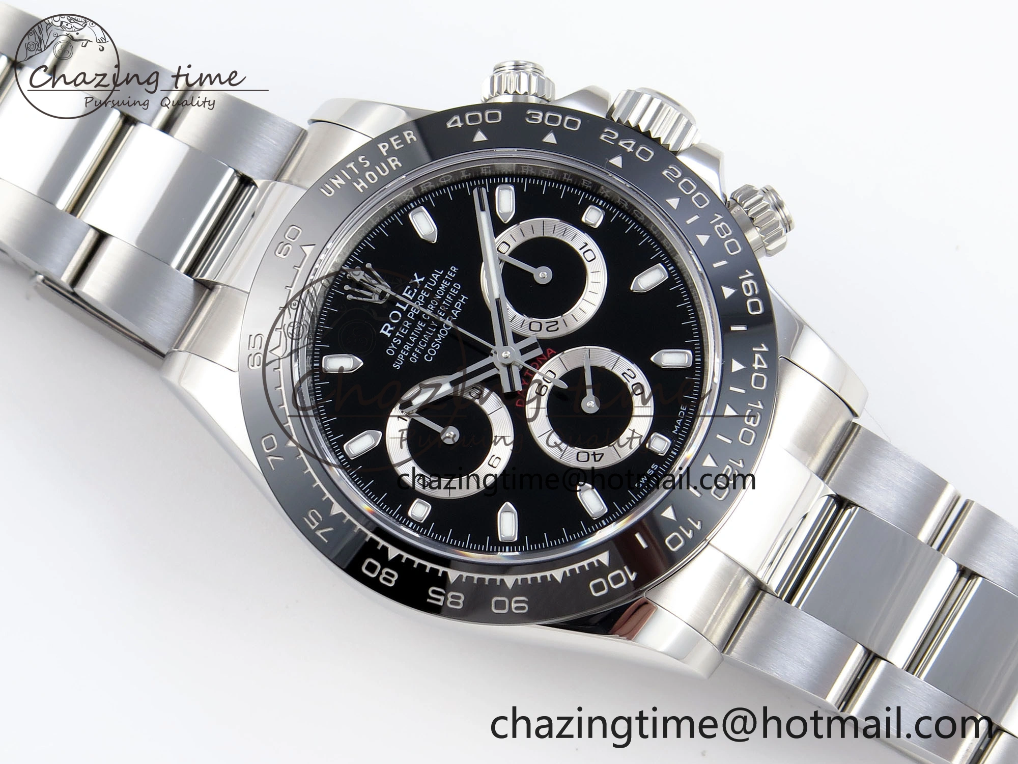 DAYTONA 116500 APSF 1:1 BEST EDITION BLACK DIAL ON SS BRACELET SH WellDesigned 1838