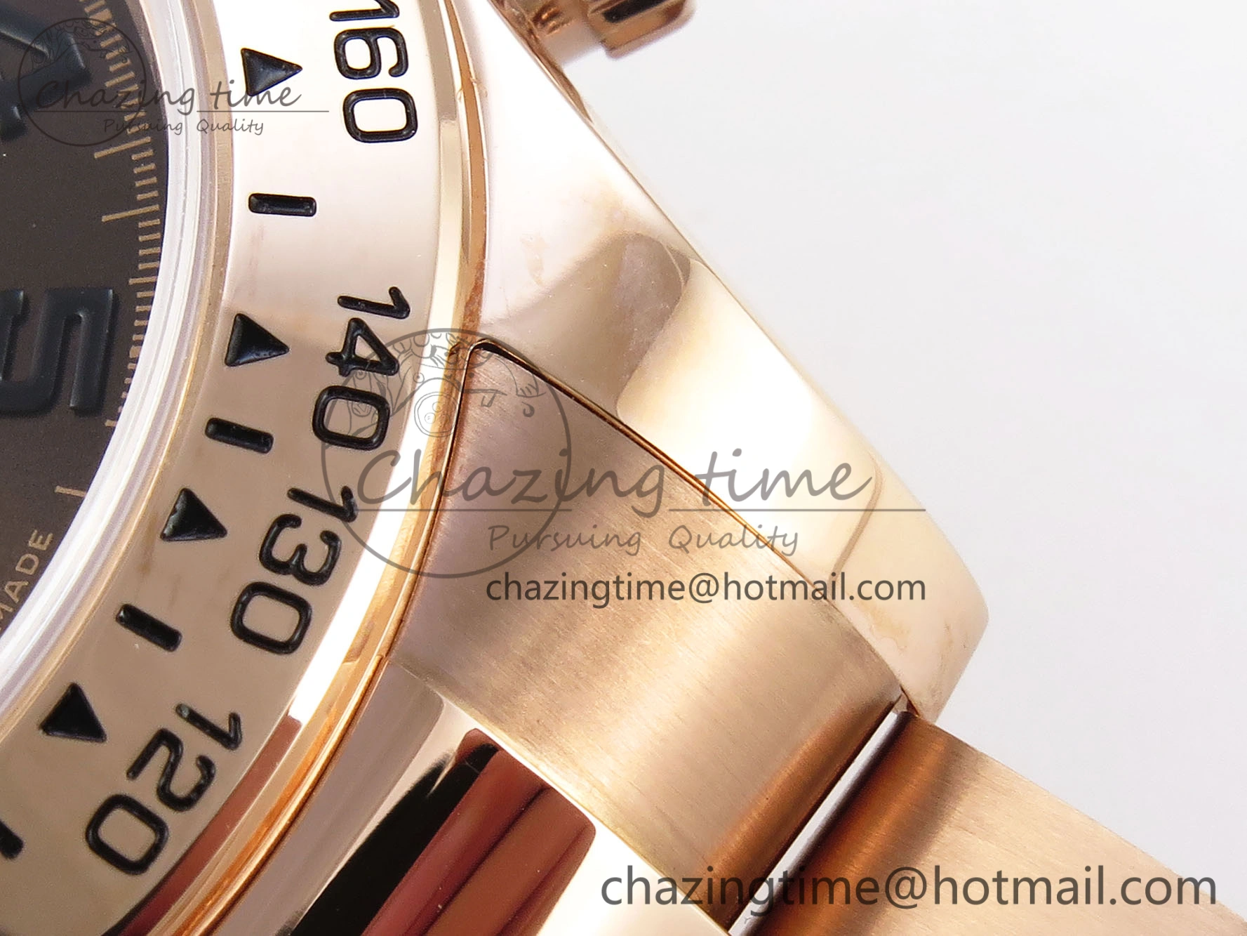 DAYTONA 116505 RG OMF BEST EDITION CHOCOLATE DIAL ON RG BRACELET A7750 (SLIM MOVEMENT) Durable 1798