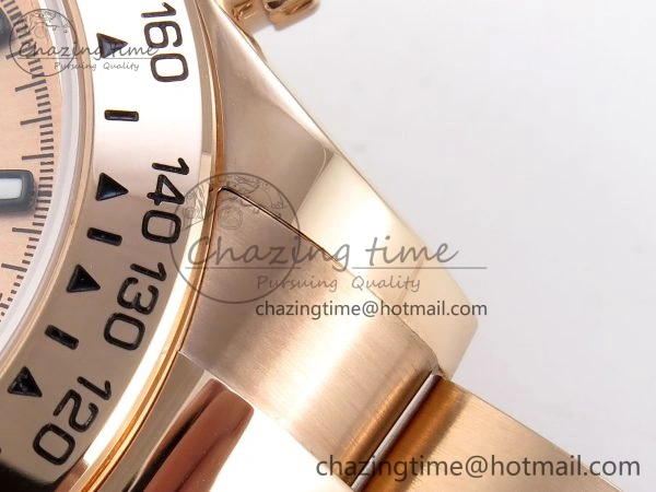 DAYTONA 116505 RG OMF BEST EDITION RG BLACK DIAL ON RG BRACELET A7750 (SLIM MOVEMENT) Classic 1801