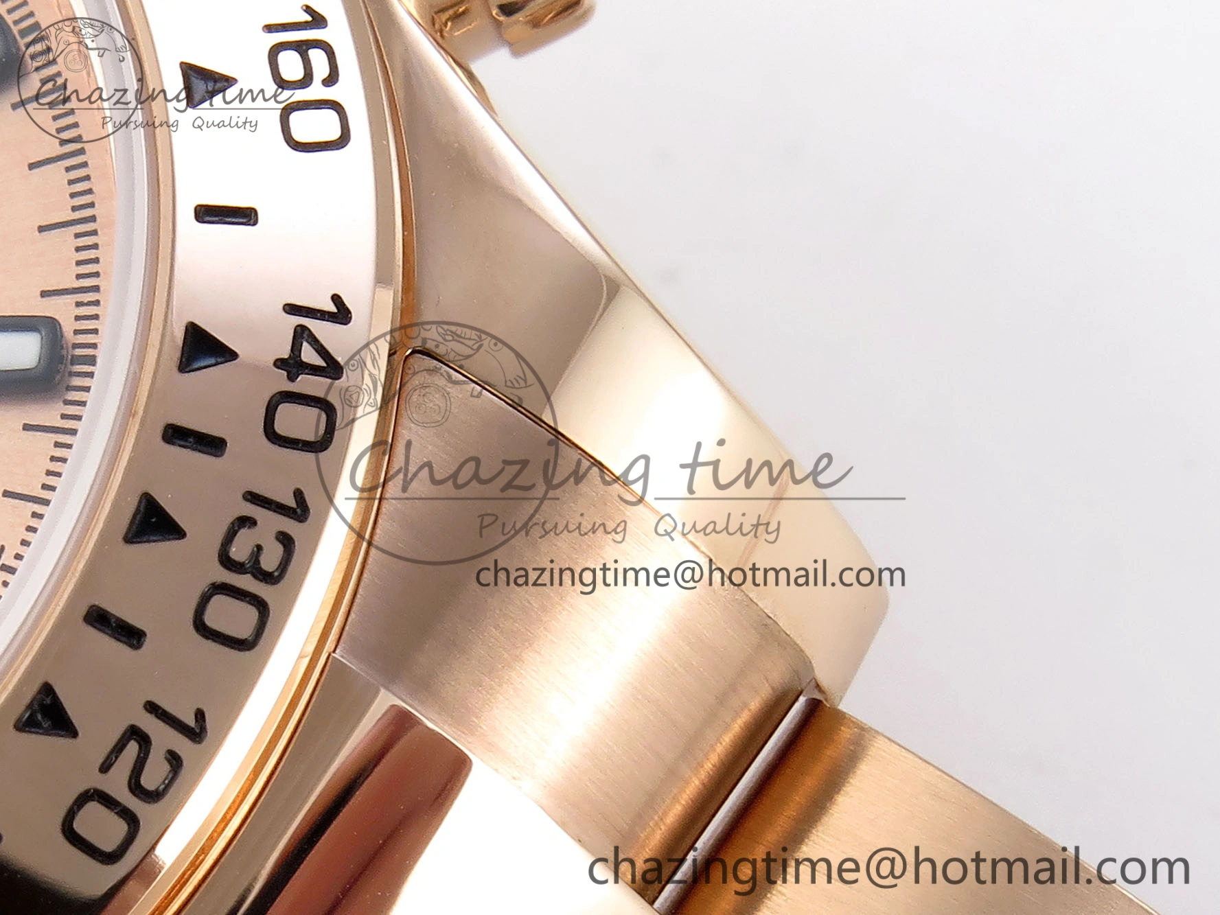 DAYTONA 116505 RG OMF BEST EDITION RG BLACK DIAL ON RG BRACELET A7750 (SLIM MOVEMENT) Classic 1801