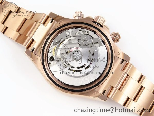 GoodFit DAYTONA 116505 RG OMF BEST EDITION WHITE DIAL ON RG BRACELET A7750 (SLIM MOVEMENT) 1800
