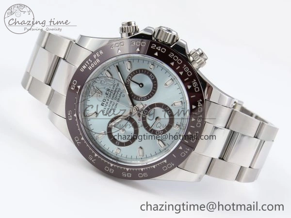 Modern DAYTONA 116506 APSF 1:1 BEST EDITION ICE BLUE DIAL ON SS BRACELET SH 1787