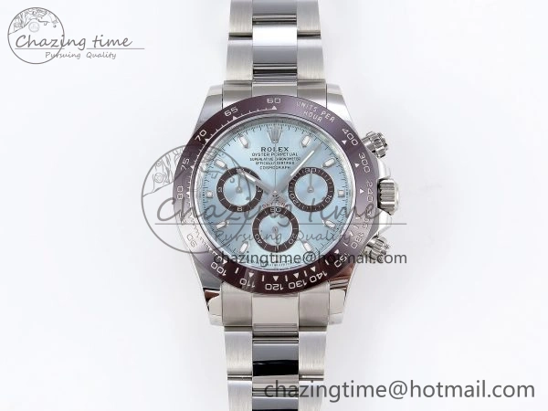 Modern DAYTONA 116506 APSF 1:1 BEST EDITION ICE BLUE DIAL ON SS BRACELET SH 1787