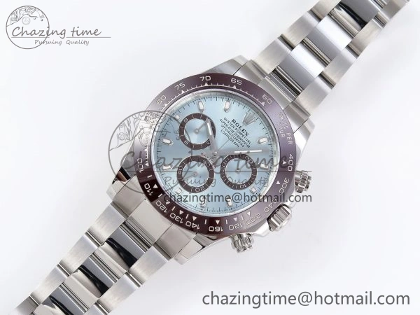 Modern DAYTONA 116506 APSF 1:1 BEST EDITION ICE BLUE DIAL ON SS BRACELET SH 1787