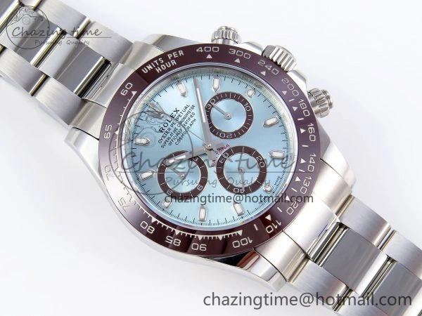 Modern DAYTONA 116506 APSF 1:1 BEST EDITION ICE BLUE DIAL ON SS BRACELET SH 1787