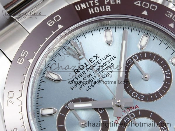 Modern DAYTONA 116506 APSF 1:1 BEST EDITION ICE BLUE DIAL ON SS BRACELET SH 1787