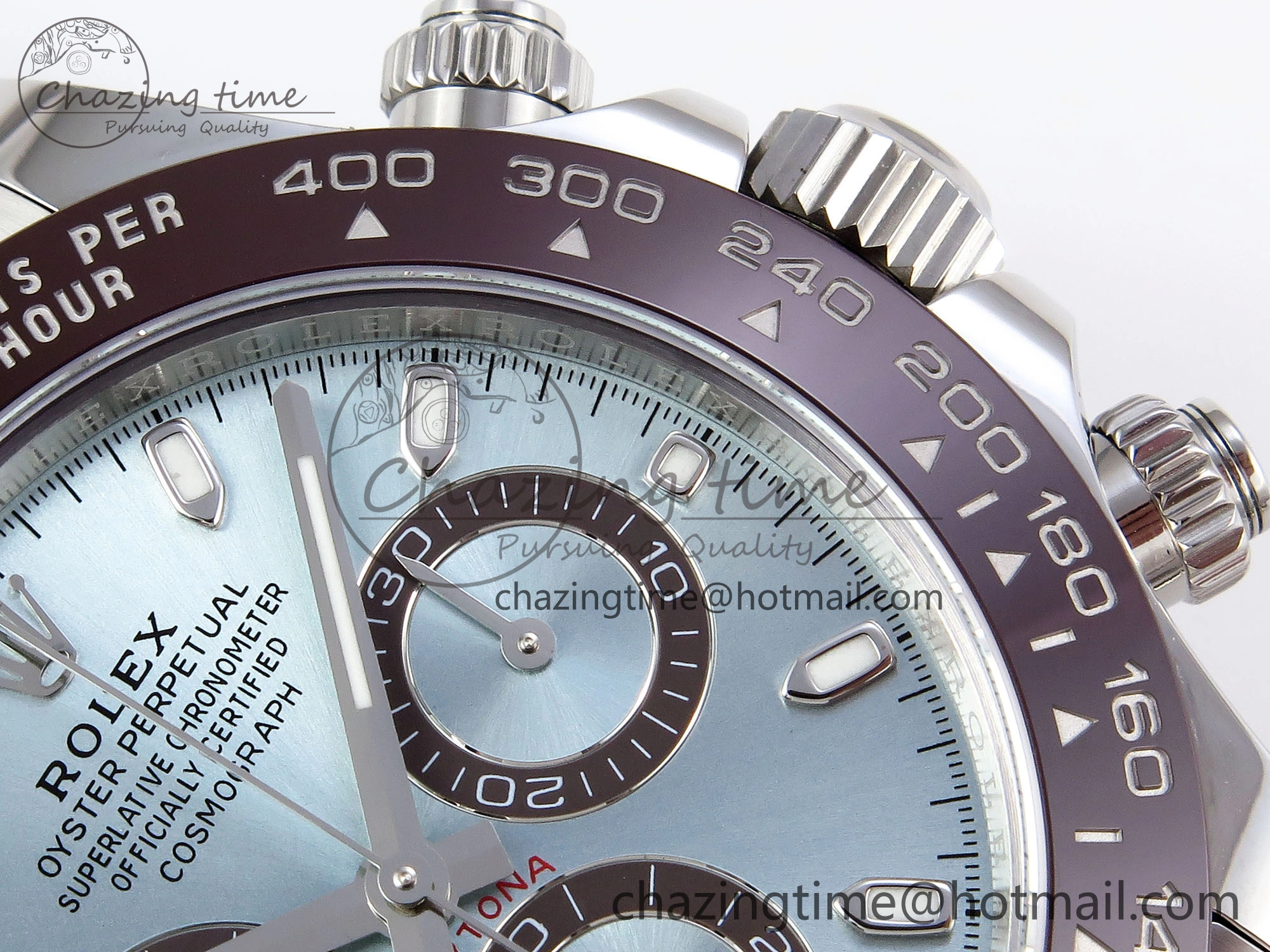 Modern DAYTONA 116506 APSF 1:1 BEST EDITION ICE BLUE DIAL ON SS BRACELET SH 1787