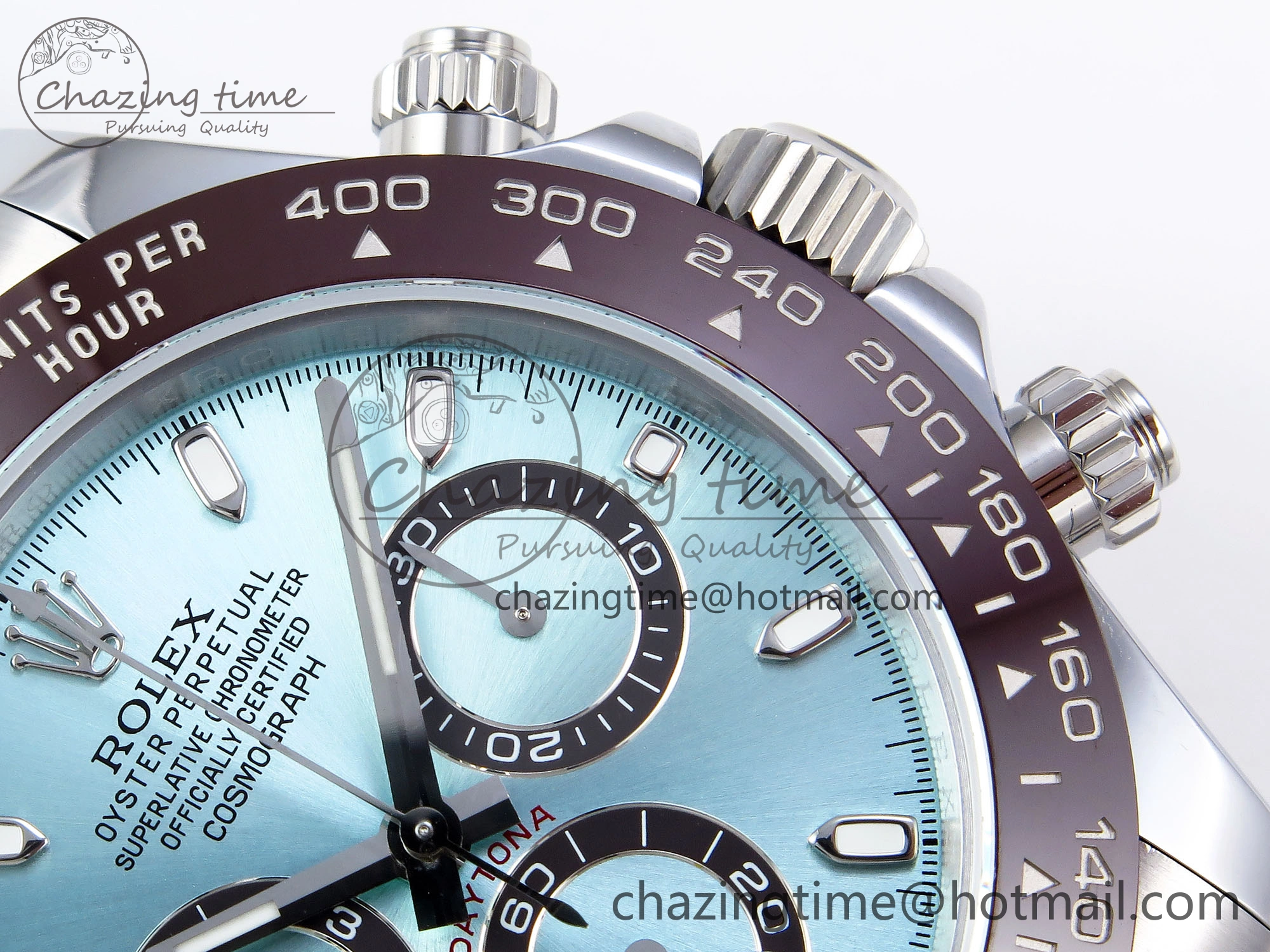 SmoothTexture DAYTONA 116506 QF 1:1 BEST EDITION ICE BLUE DIAL LUME MARKERS ON SS BRACELET SH4130 V3 (GAIN WEIGHT) 1766