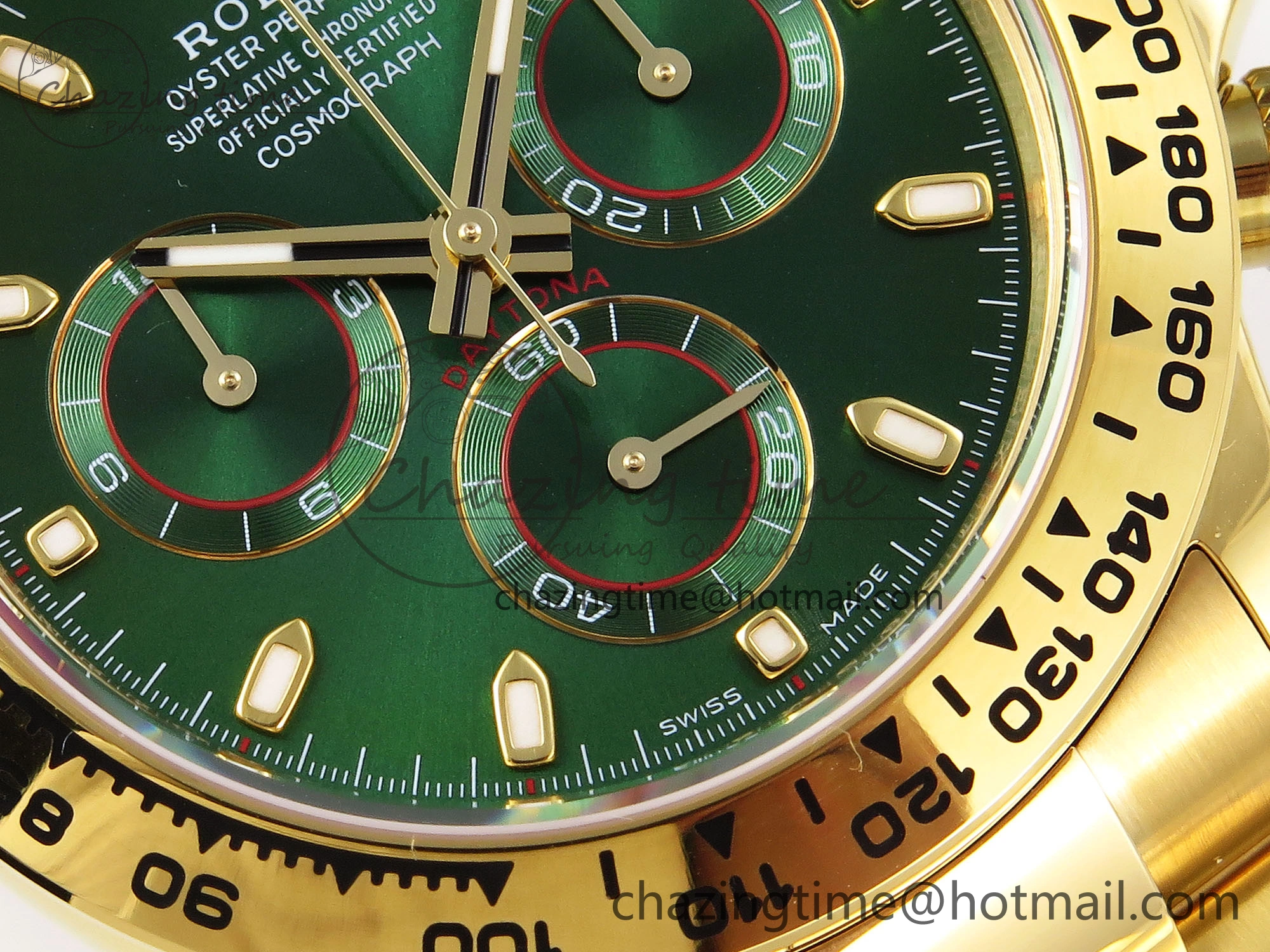 Unisex DAYTONA 116508 APSF 1:1 BEST EDITION GREEN DIAL ON YG BRACELET SH 1785