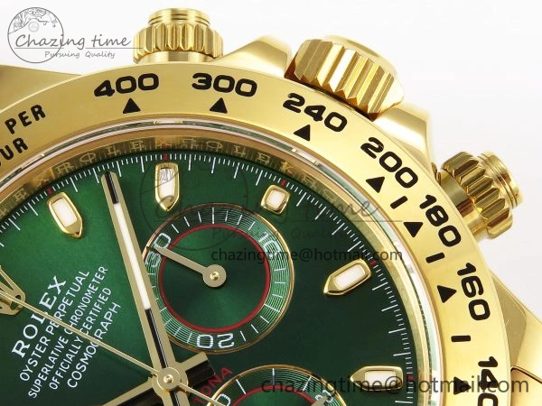 Unisex DAYTONA 116508 APSF 1:1 BEST EDITION GREEN DIAL ON YG BRACELET SH 1785