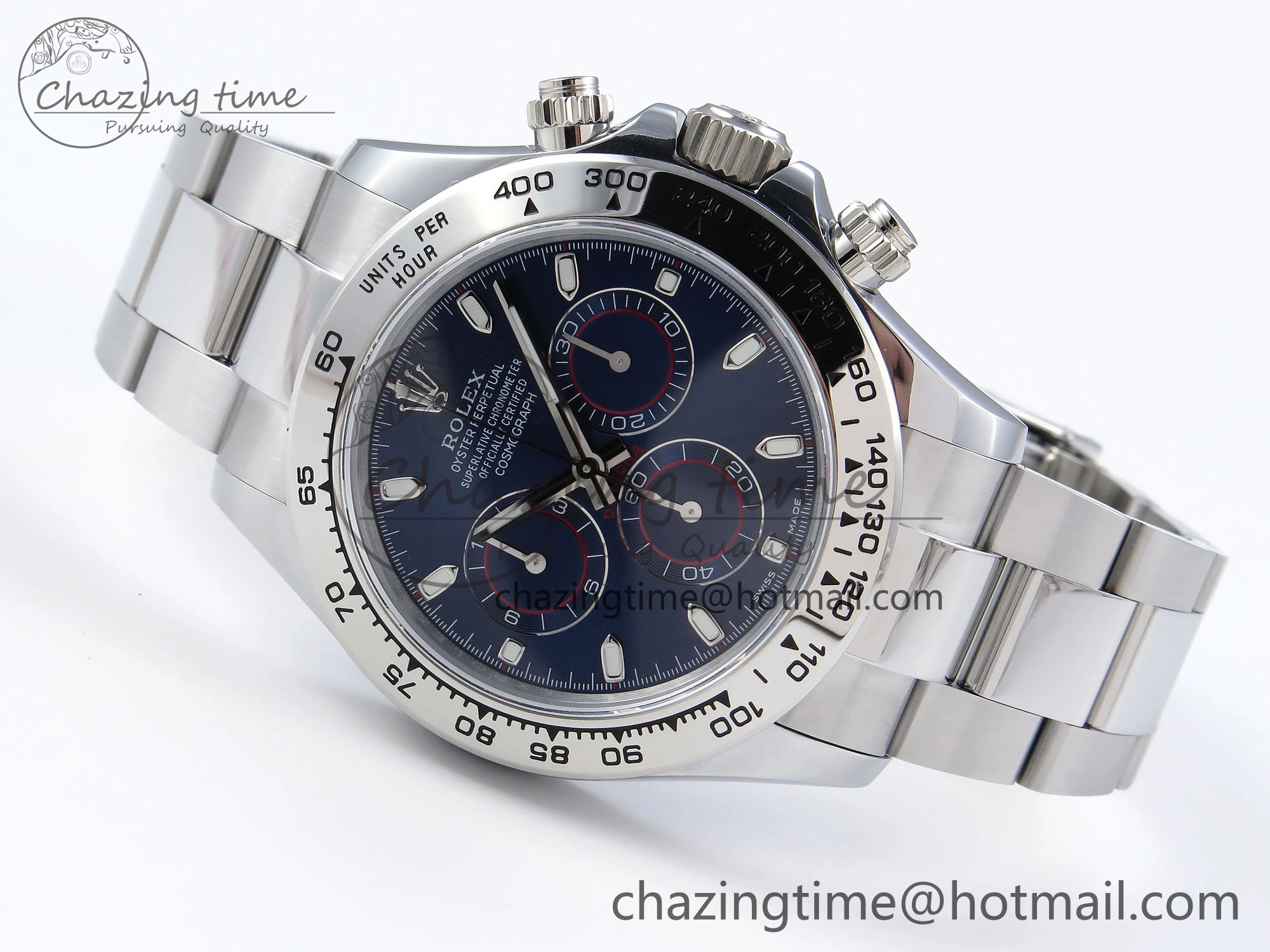 DAYTONA 116509 QF 1:1 BEST EDITION BLUE DIAL ON SS BRACELET SH4130 V3 (GAIN WEIGHT) WrinkleFree 1767