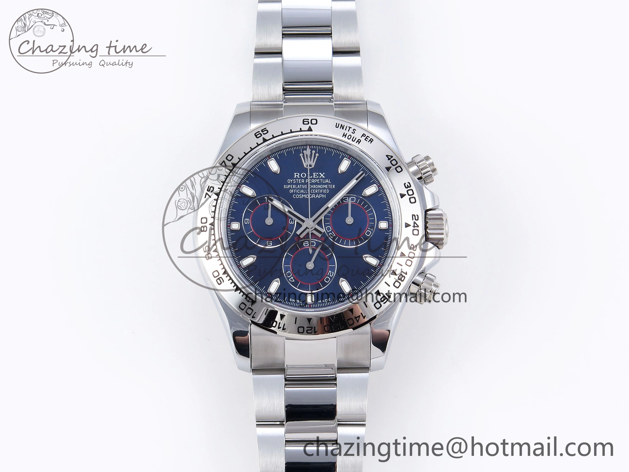 DAYTONA 116509 QF 1:1 BEST EDITION BLUE DIAL ON SS BRACELET SH4130 V3 (GAIN WEIGHT) WrinkleFree 1767