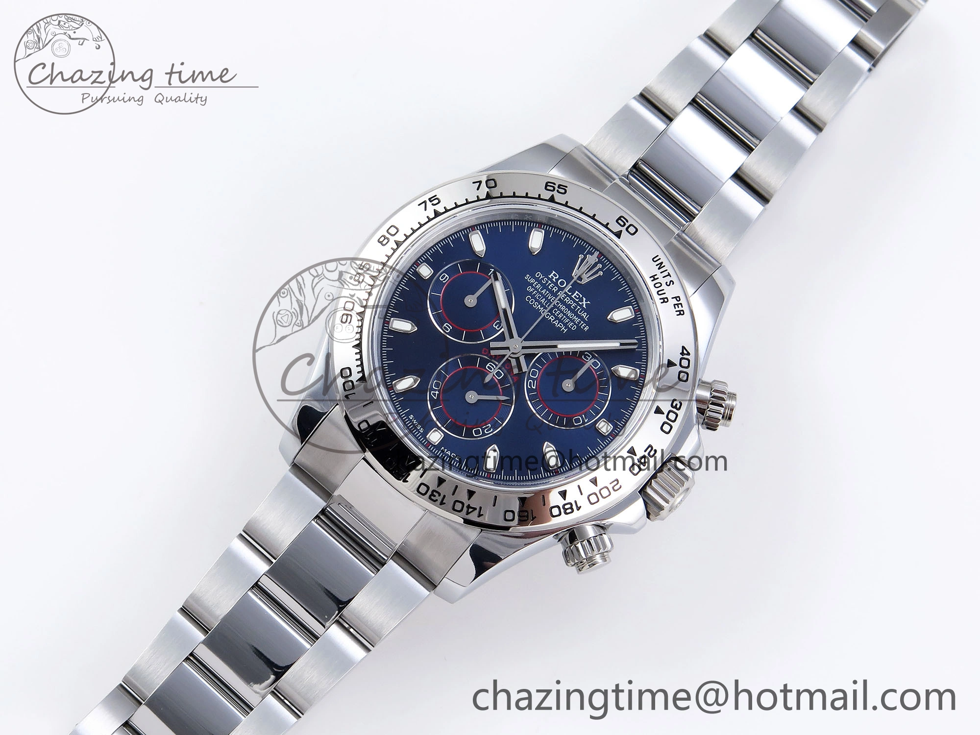 DAYTONA 116509 QF 1:1 BEST EDITION BLUE DIAL ON SS BRACELET SH4130 V3 (GAIN WEIGHT) WrinkleFree 1767