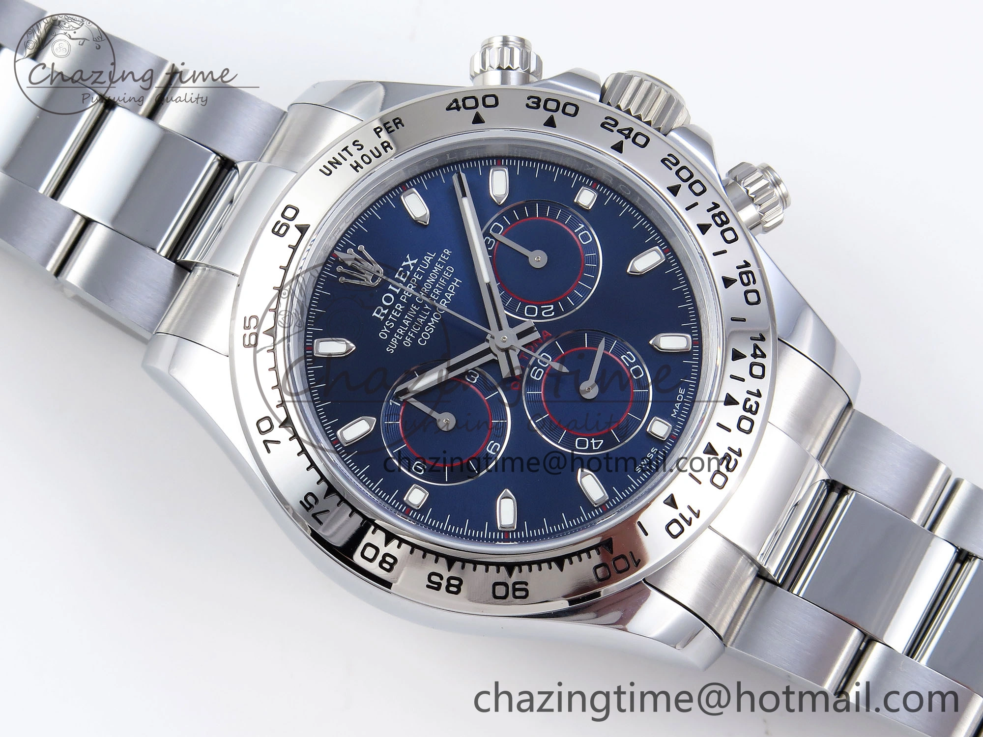 DAYTONA 116509 QF 1:1 BEST EDITION BLUE DIAL ON SS BRACELET SH4130 V3 (GAIN WEIGHT) WrinkleFree 1767