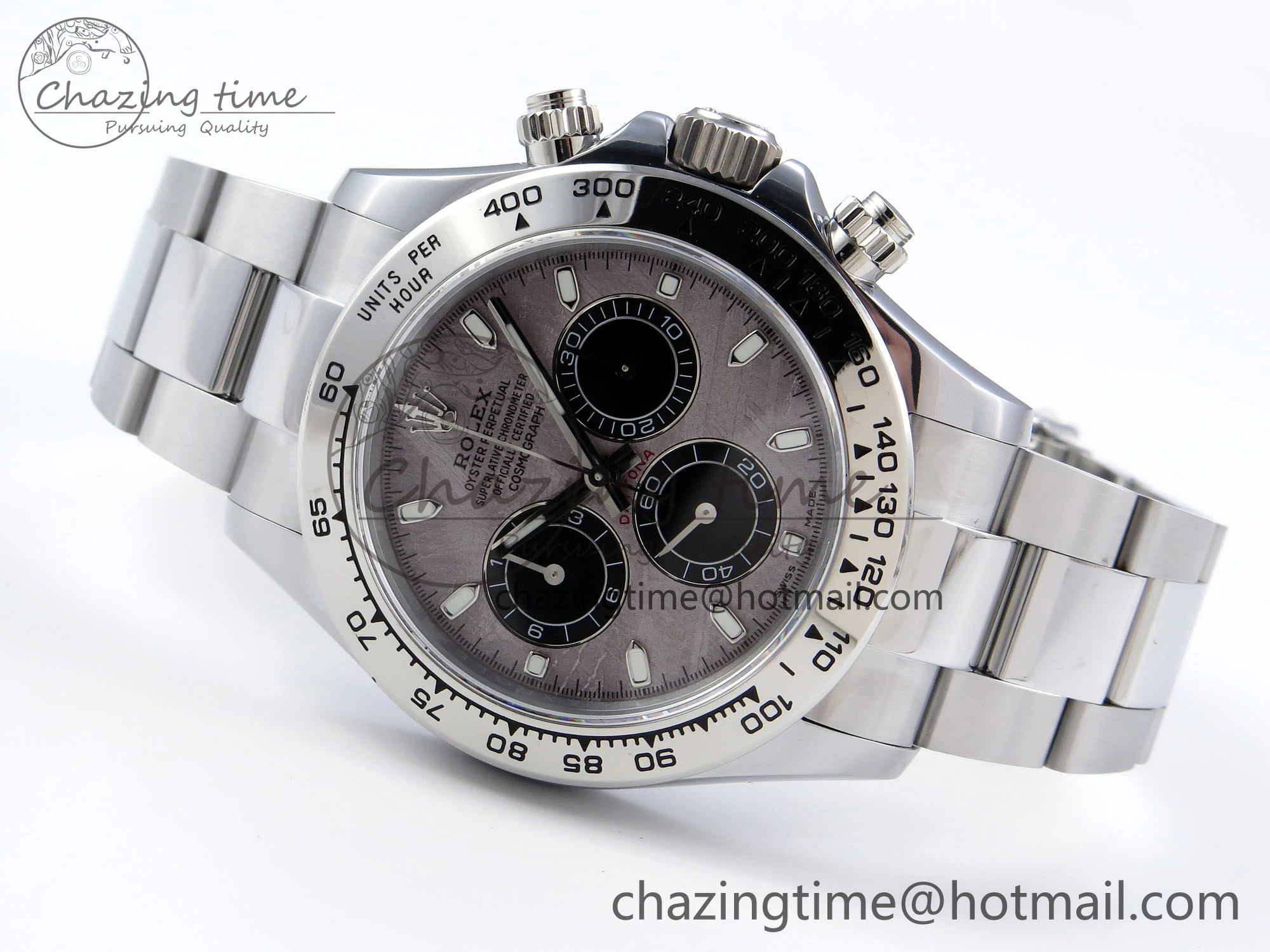 GoodFit DAYTONA 116509 QF 1:1 BEST EDITION GRAY DIAL ON SS BRACELET SH4130 V3 (GAIN WEIGHT) 1763