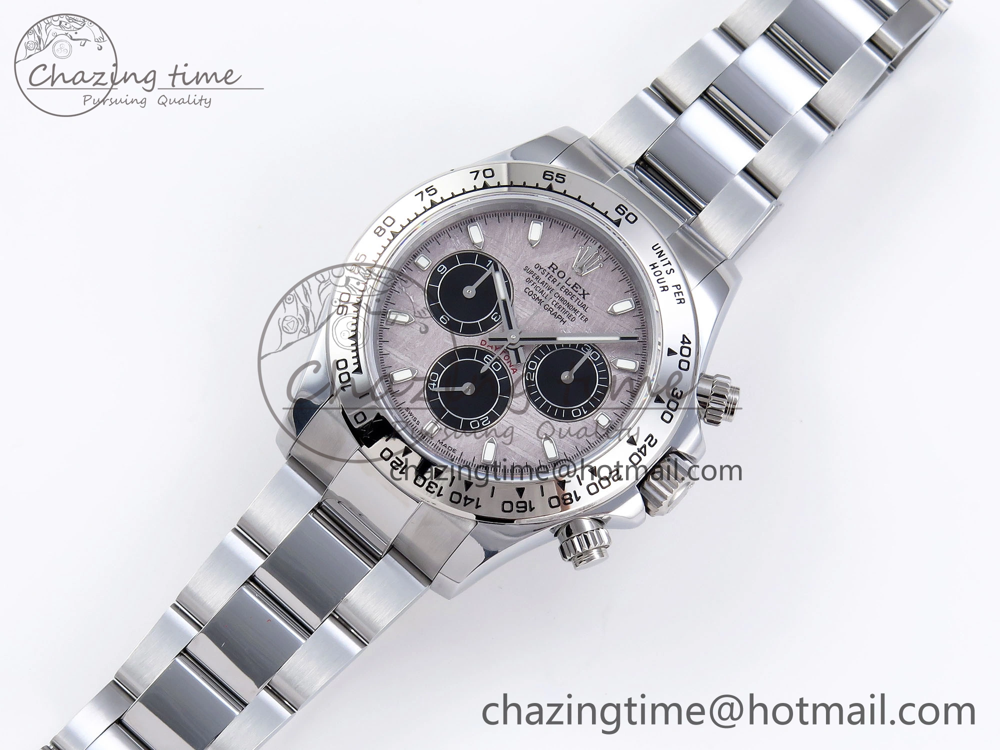 GoodFit DAYTONA 116509 QF 1:1 BEST EDITION GRAY DIAL ON SS BRACELET SH4130 V3 (GAIN WEIGHT) 1763