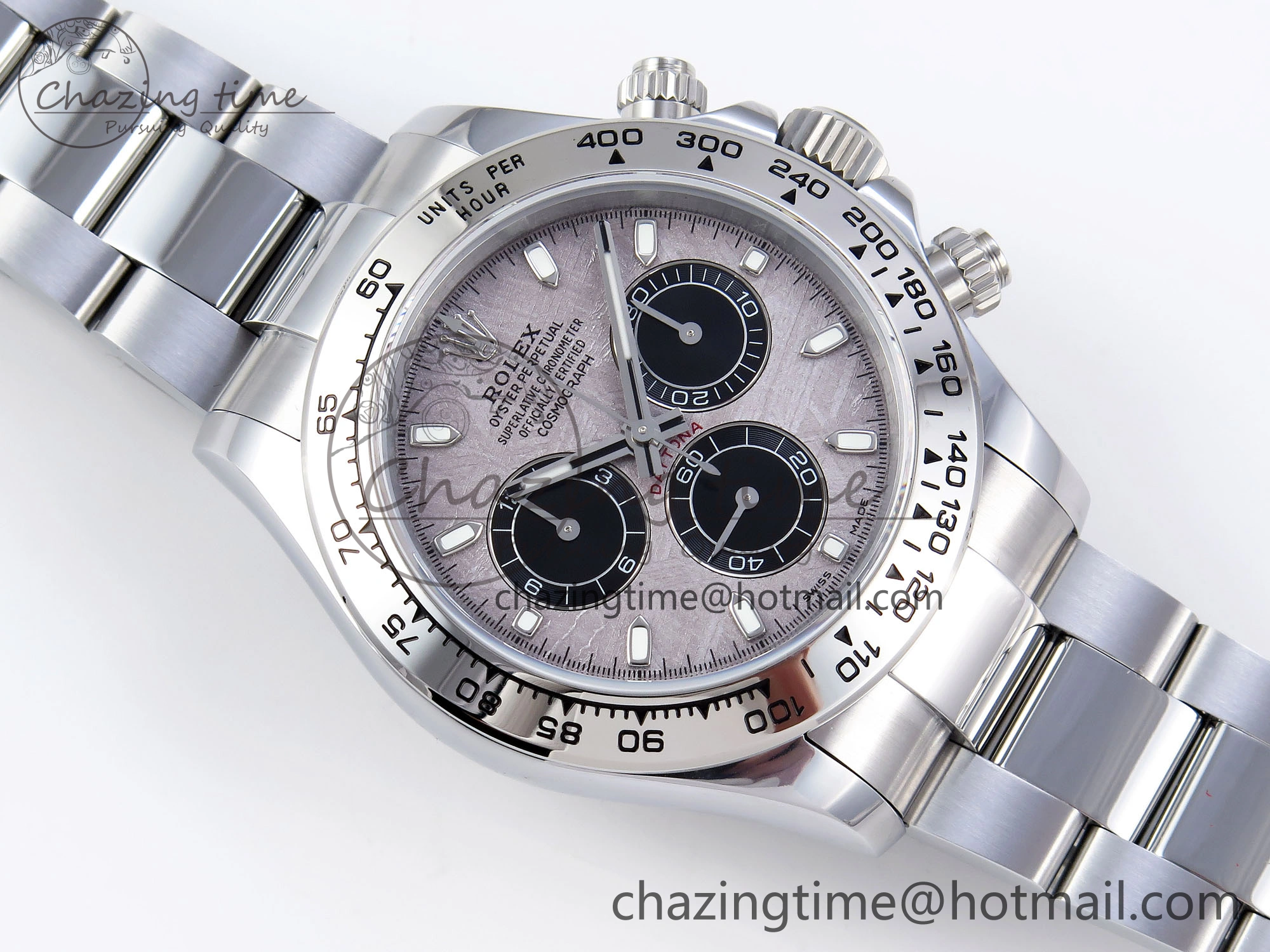 GoodFit DAYTONA 116509 QF 1:1 BEST EDITION GRAY DIAL ON SS BRACELET SH4130 V3 (GAIN WEIGHT) 1763