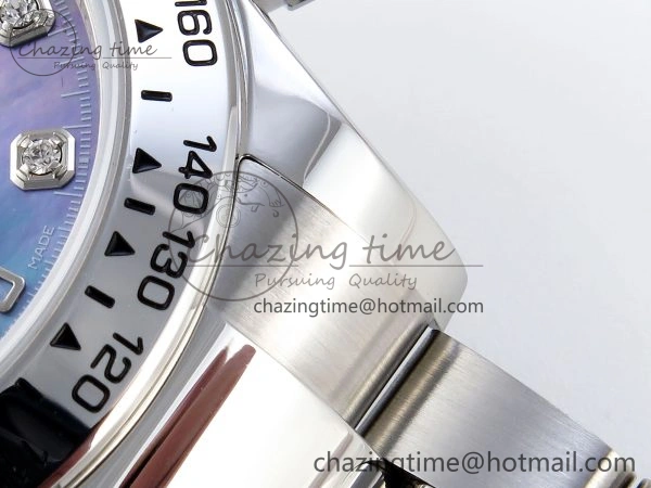 DAYTONA 116509 SS OMF BEST EDITION BLUE MOP DIAL ON SS BRACELET A7750 (SLIM MOVEMENT) MultiPurpose 1813