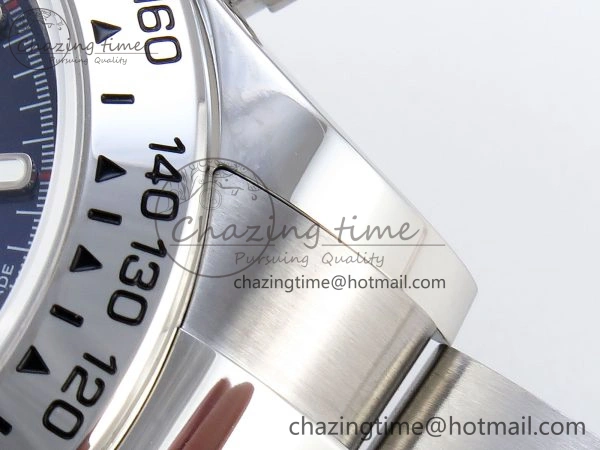 DAYTONA 116509 SS OMF BEST EDITION BLUE STICK DIAL ON SS BRACELET A7750 (SLIM MOVEMENT) Neat 1810