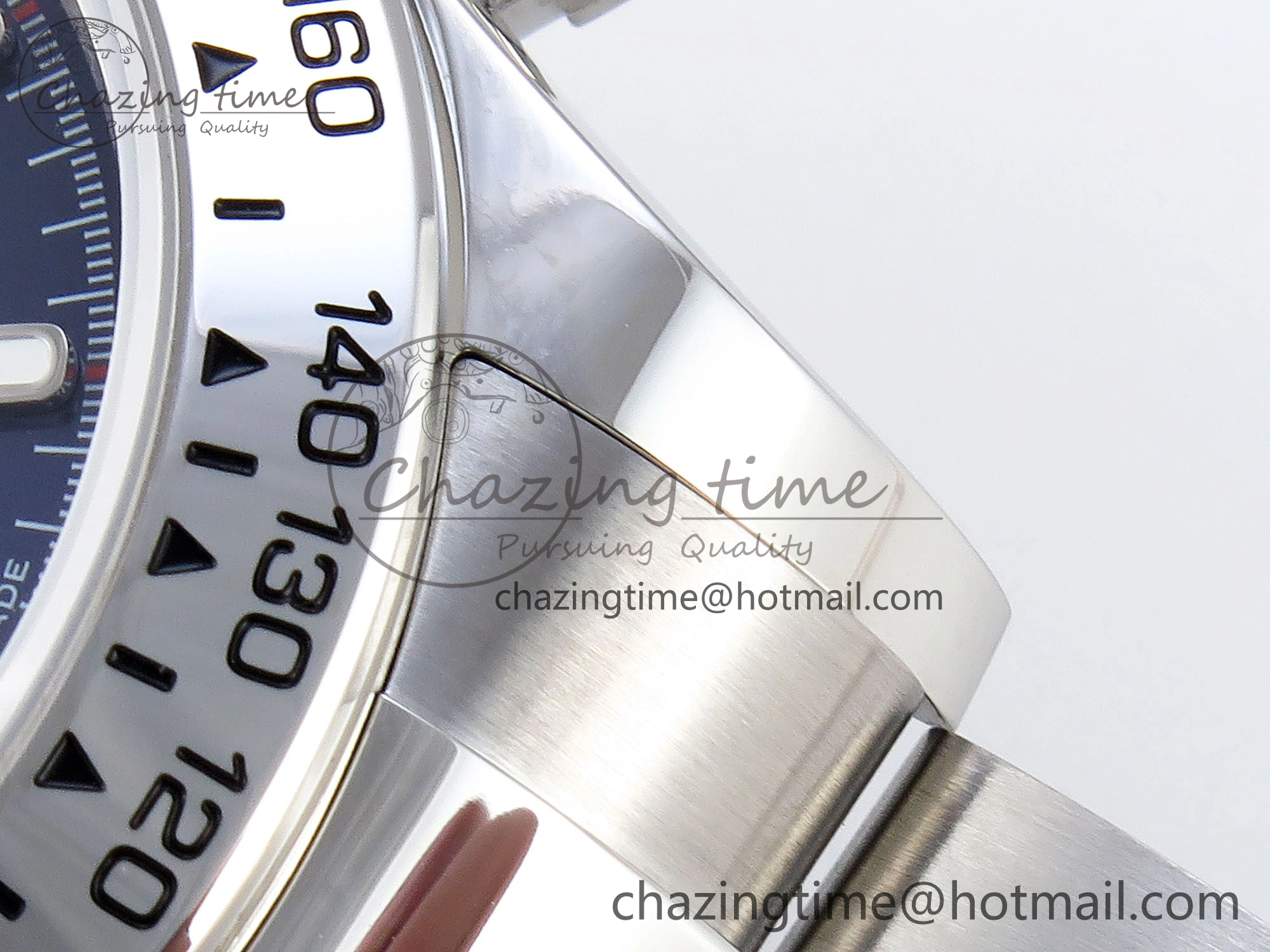 DAYTONA 116509 SS OMF BEST EDITION BLUE STICK DIAL ON SS BRACELET A7750 (SLIM MOVEMENT) Neat 1810