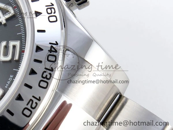 BestValue DAYTONA 116509 SS OMF BEST EDITION GRAY NUMERAL DIAL ON SS BRACELET A7750 (SLIM MOVEMENT) 1809